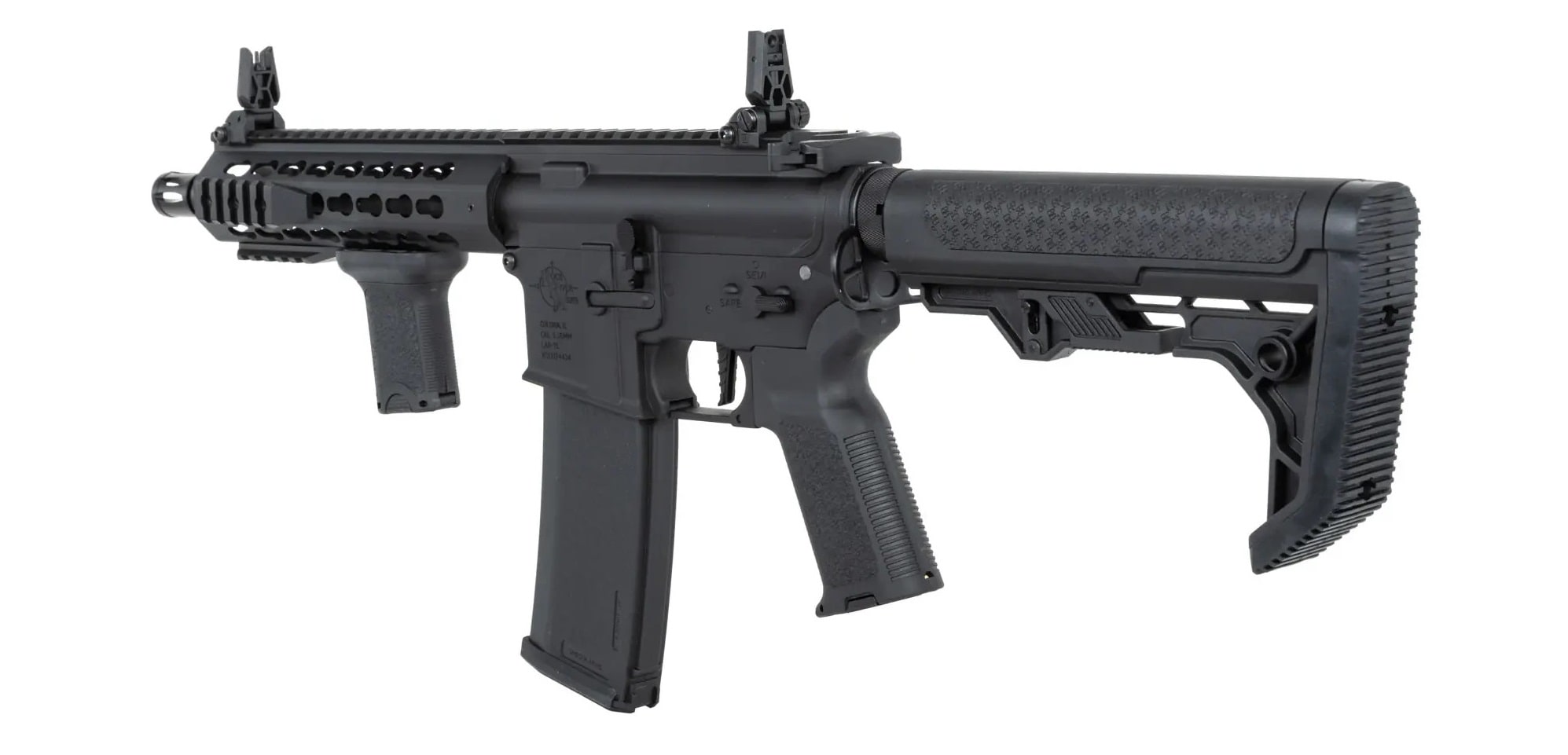 Karabinek szturmowy AEG Specna Arms RRA SA-P08 Prime HAL ETU Light Ops Stock High Torque - Black
