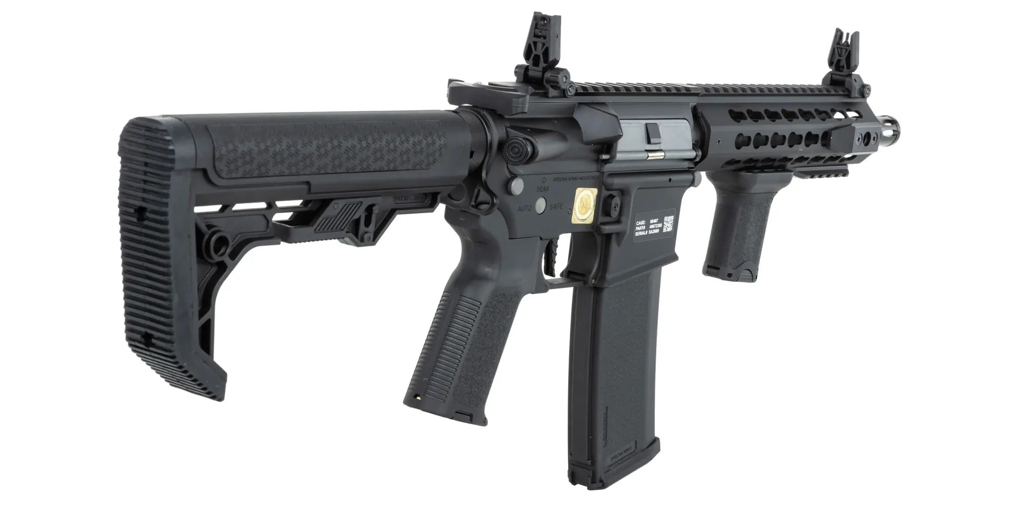 Karabinek szturmowy AEG Specna Arms RRA SA-P08 Prime HAL ETU Light Ops Stock High Torque - Black