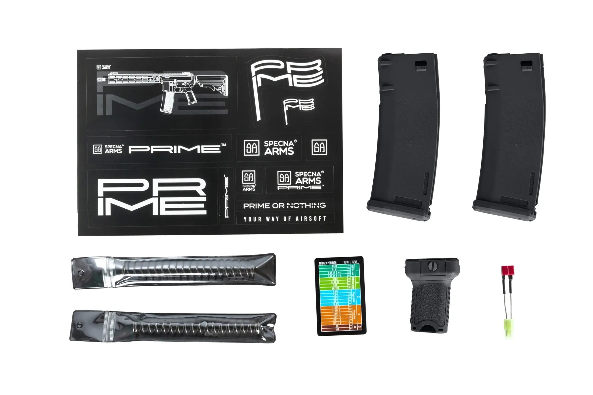 Karabinek szturmowy AEG Specna Arms RRA SA-P10 Prime HAL ETU Light Ops Stock High Torque - Black