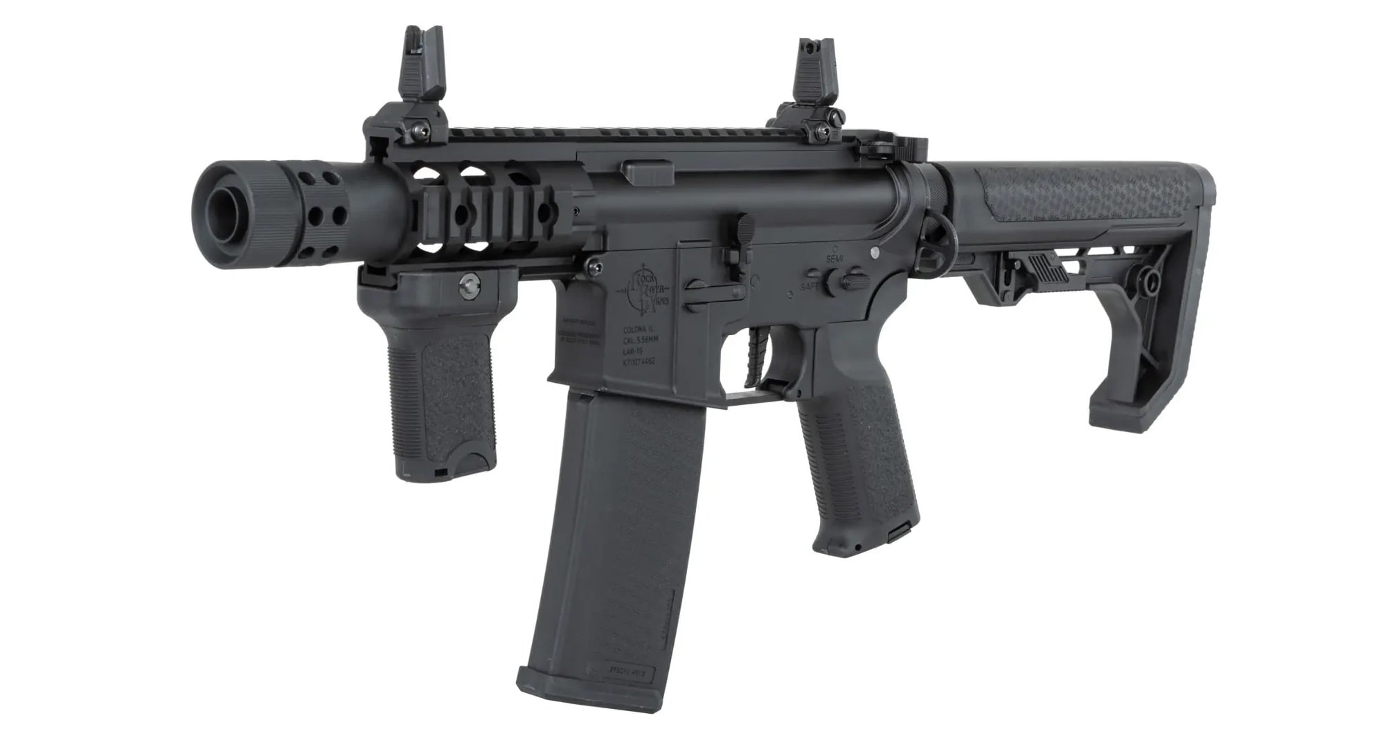 Karabinek szturmowy AEG Specna Arms RRA SA-P10 Prime HAL ETU Light Ops Stock High Torque - Black