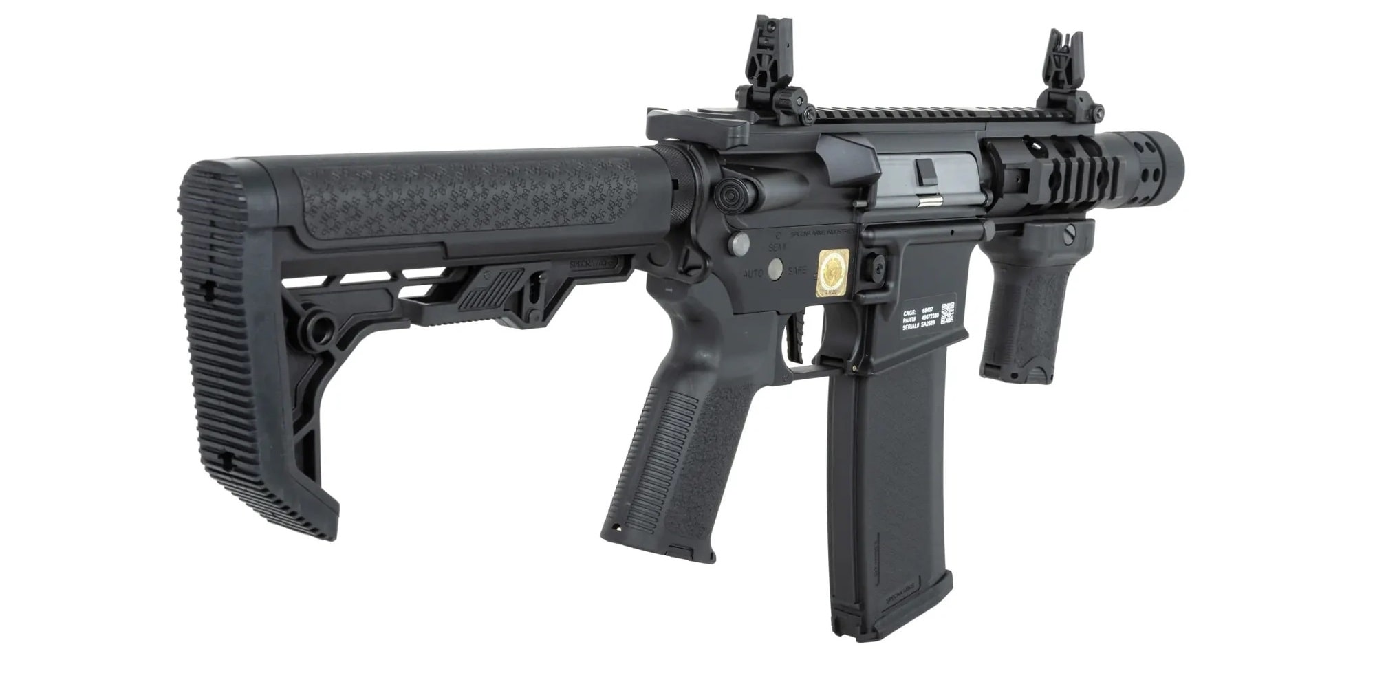 Karabinek szturmowy AEG Specna Arms RRA SA-P10 Prime HAL ETU Light Ops Stock High Torque - Black
