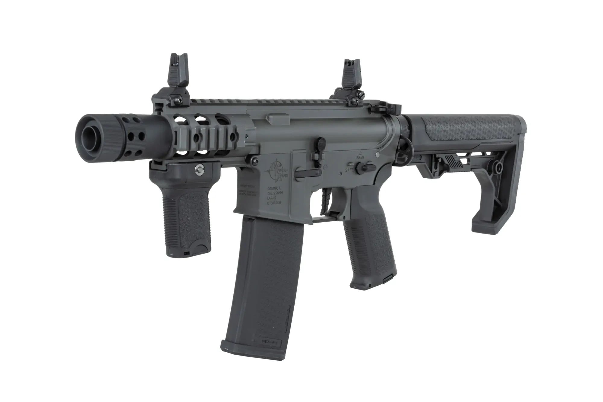 Karabinek szturmowy AEG Specna Arms RRA SA-P10 Prime HAL ETU Light Ops Stock High Torque - Chaos Grey