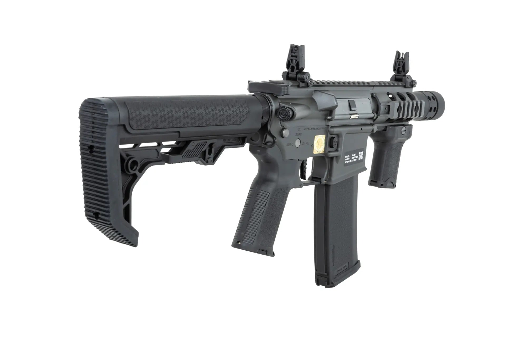 Karabinek szturmowy AEG Specna Arms RRA SA-P10 Prime HAL ETU Light Ops Stock High Torque - Chaos Grey
