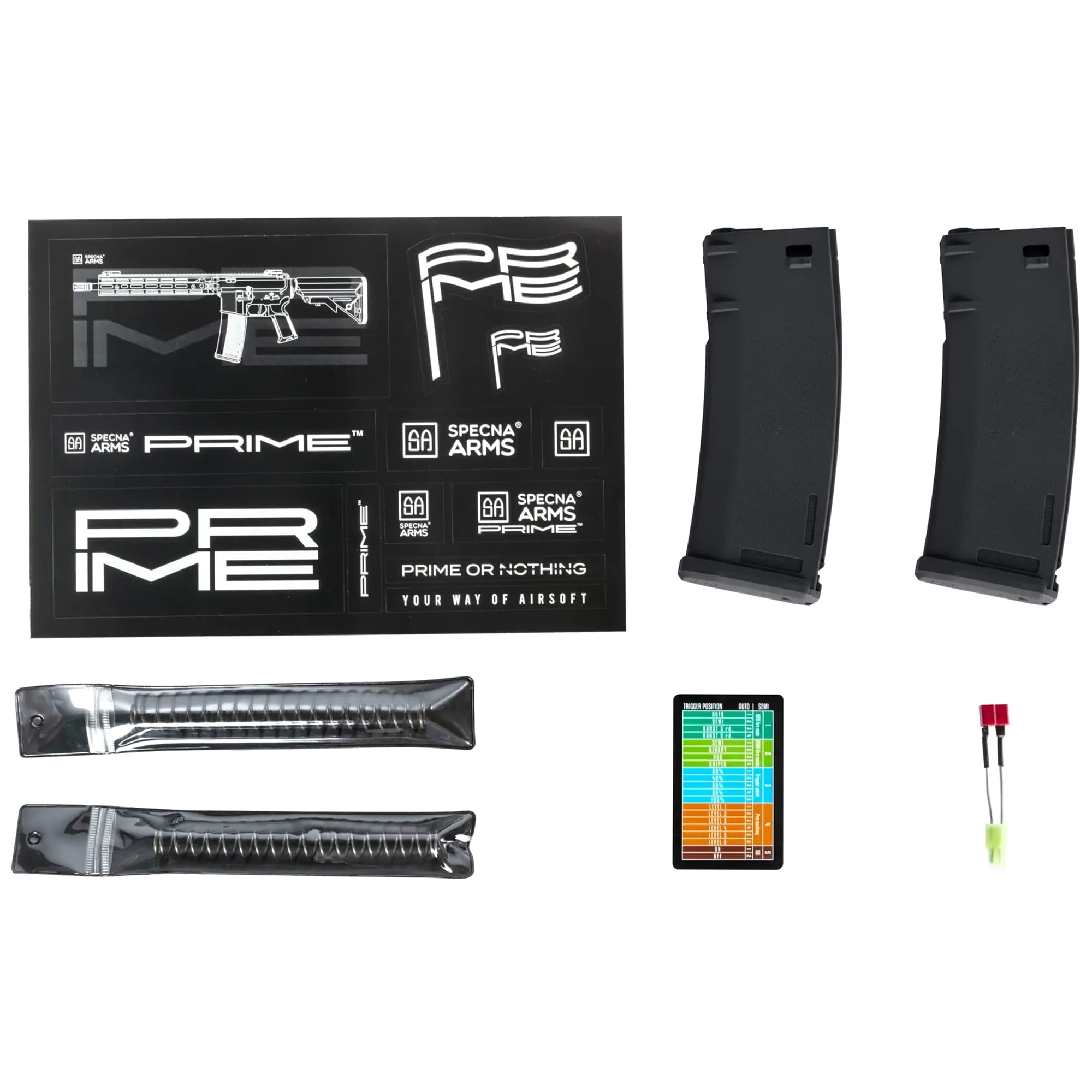 Штурмова гвинтівка AEG Specna Arms RRA SA-P14 Prime HAL ETU Heavy Ops Stock High Torque 22TPA - Black