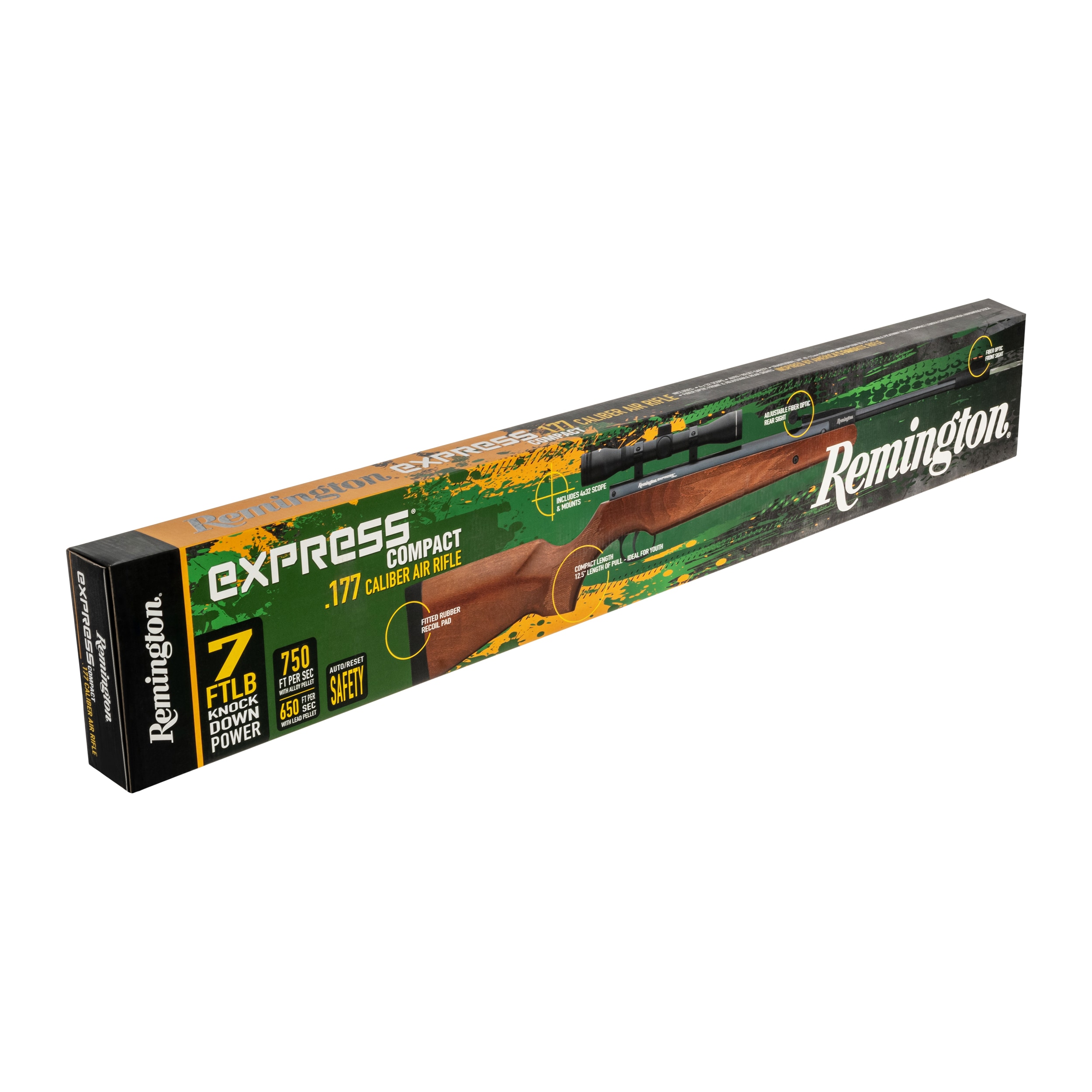 Пневматична гвинтівка Remington Express Compact Wood 4,5 мм з прицілом 4x32