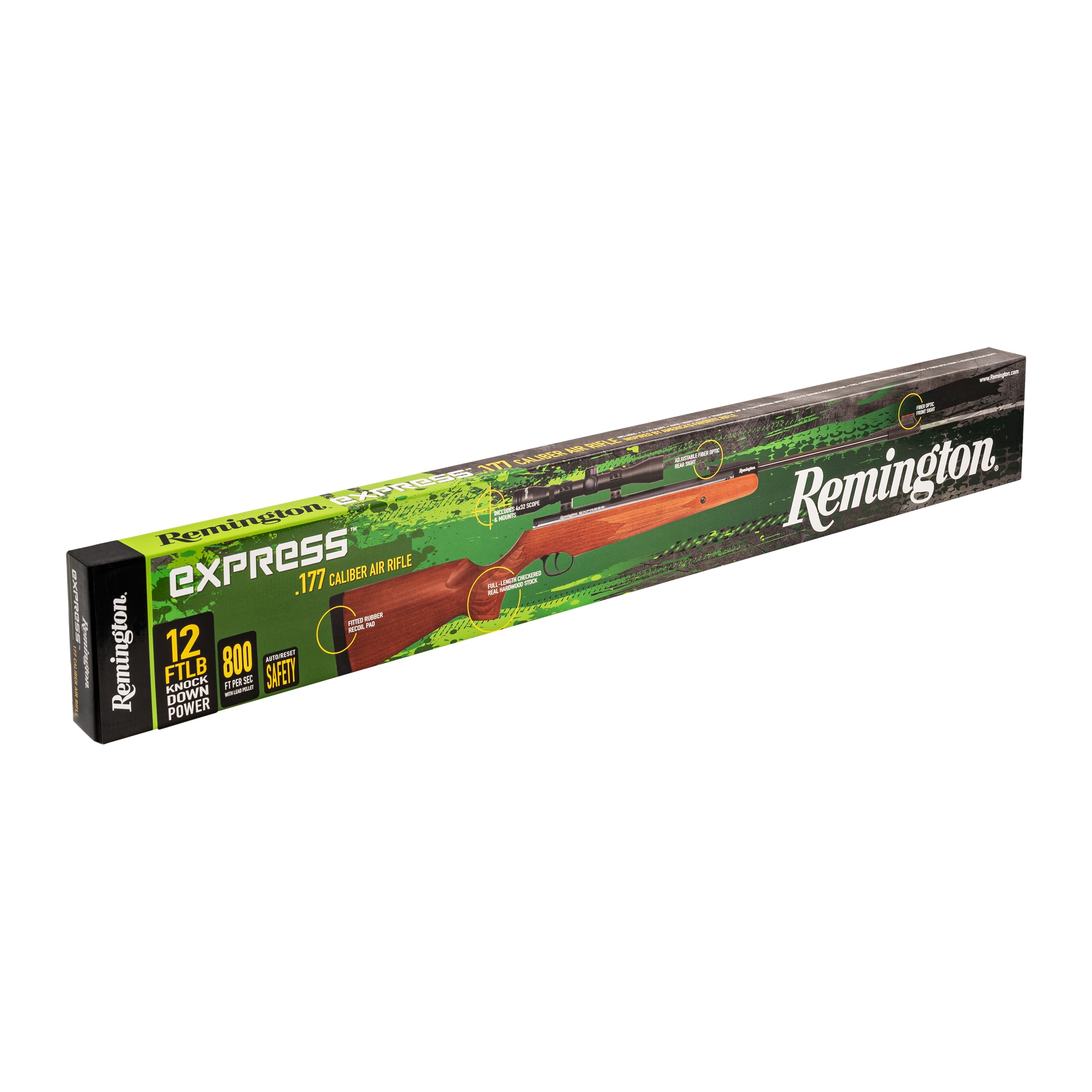 Пневматична гвинтівка Remington Express Wood 4,5 мм з оптичним прицілом 4x32