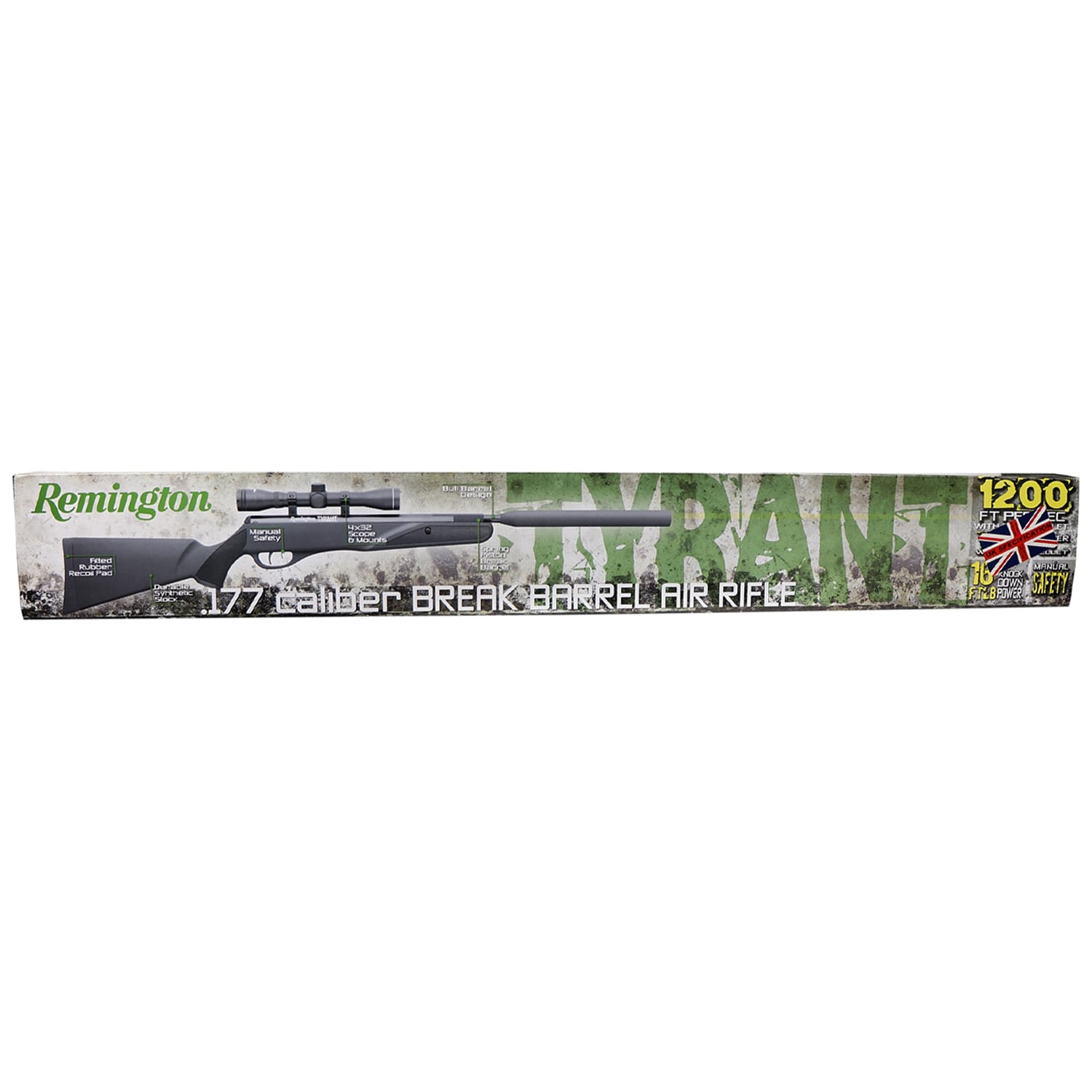 Wiatrówka Remington Tyrant Synthetic 4,5 mm z lunetą 4x32