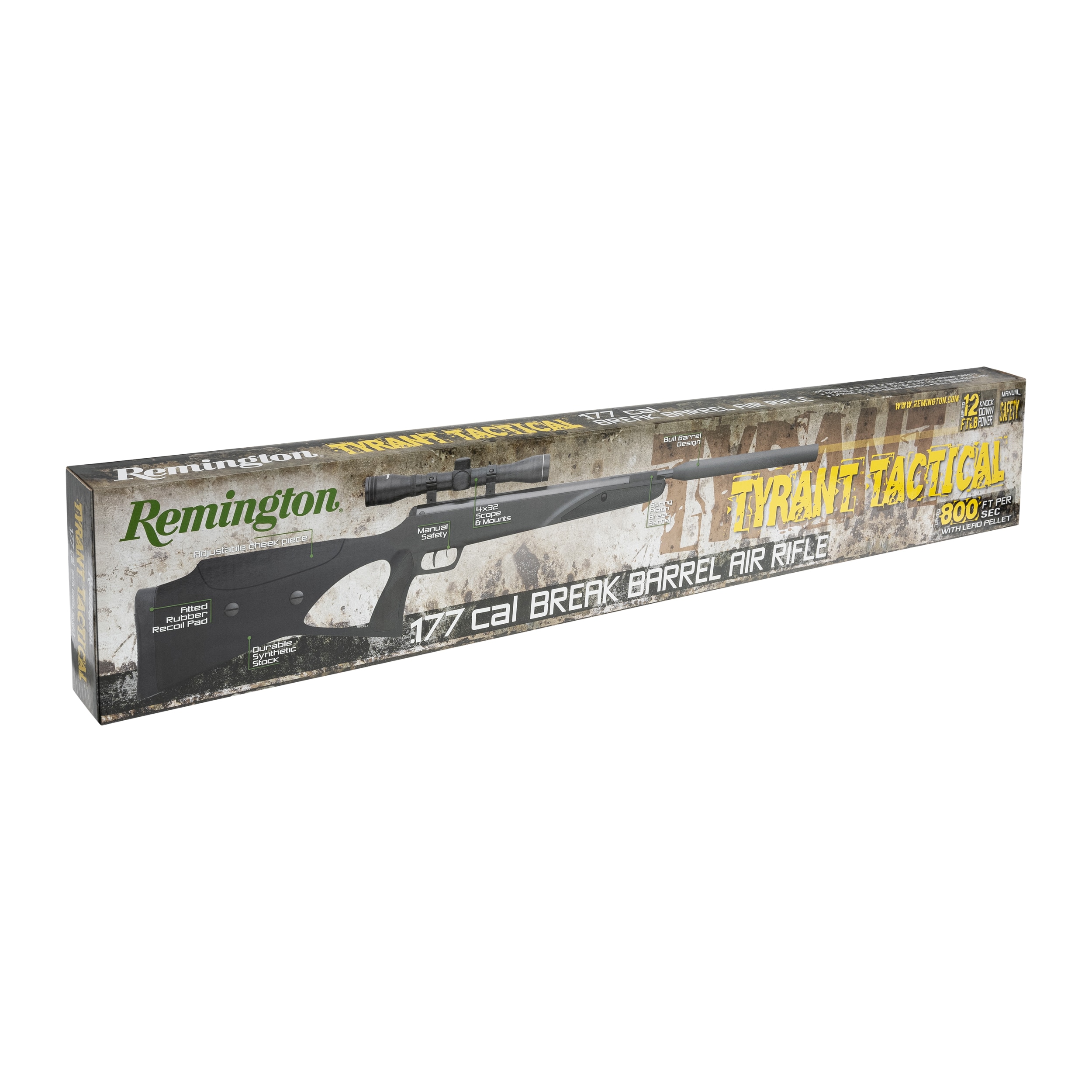 Wiatrówka Remington Tyrant Tactical Synthetic 4,5 mm z lunetą 4x32