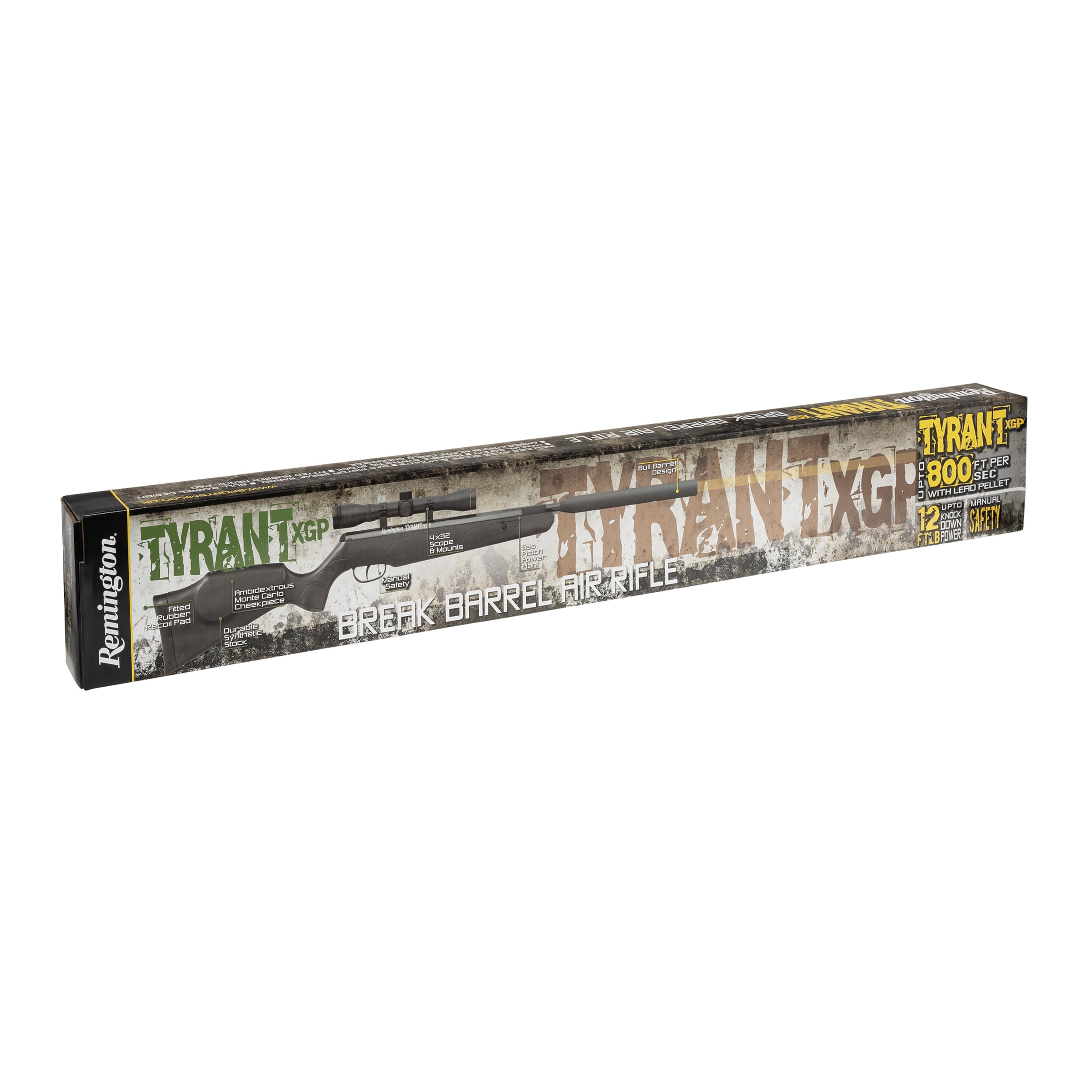 Пневматична гвинтівка Remington Tyrant XGP Synthetic 4,5 мм з оптичним прицілом 4x32