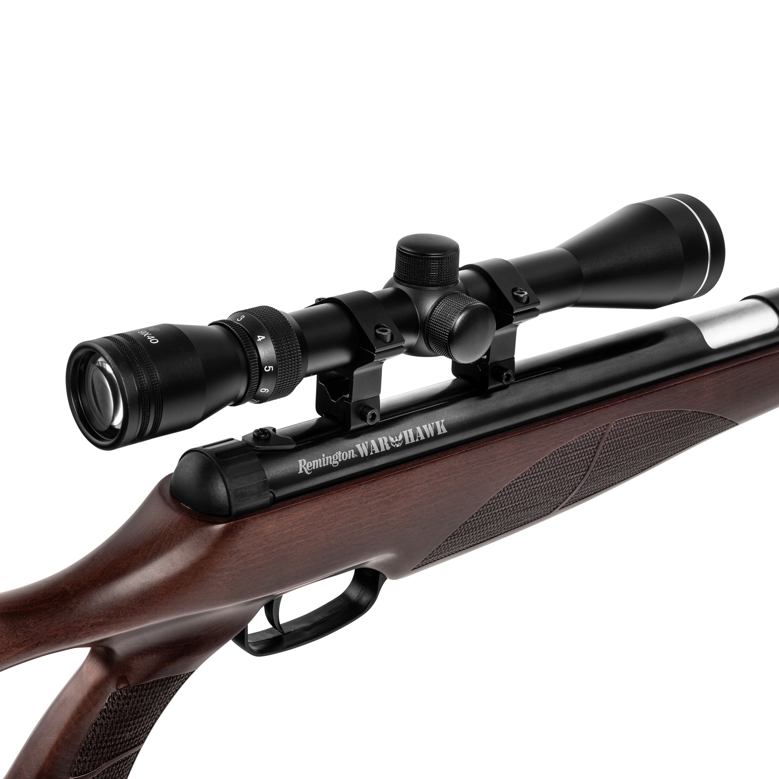 Wiatrówka SMK Remington Warhawk Wood 4,5 mm z lunetą 3-9x40