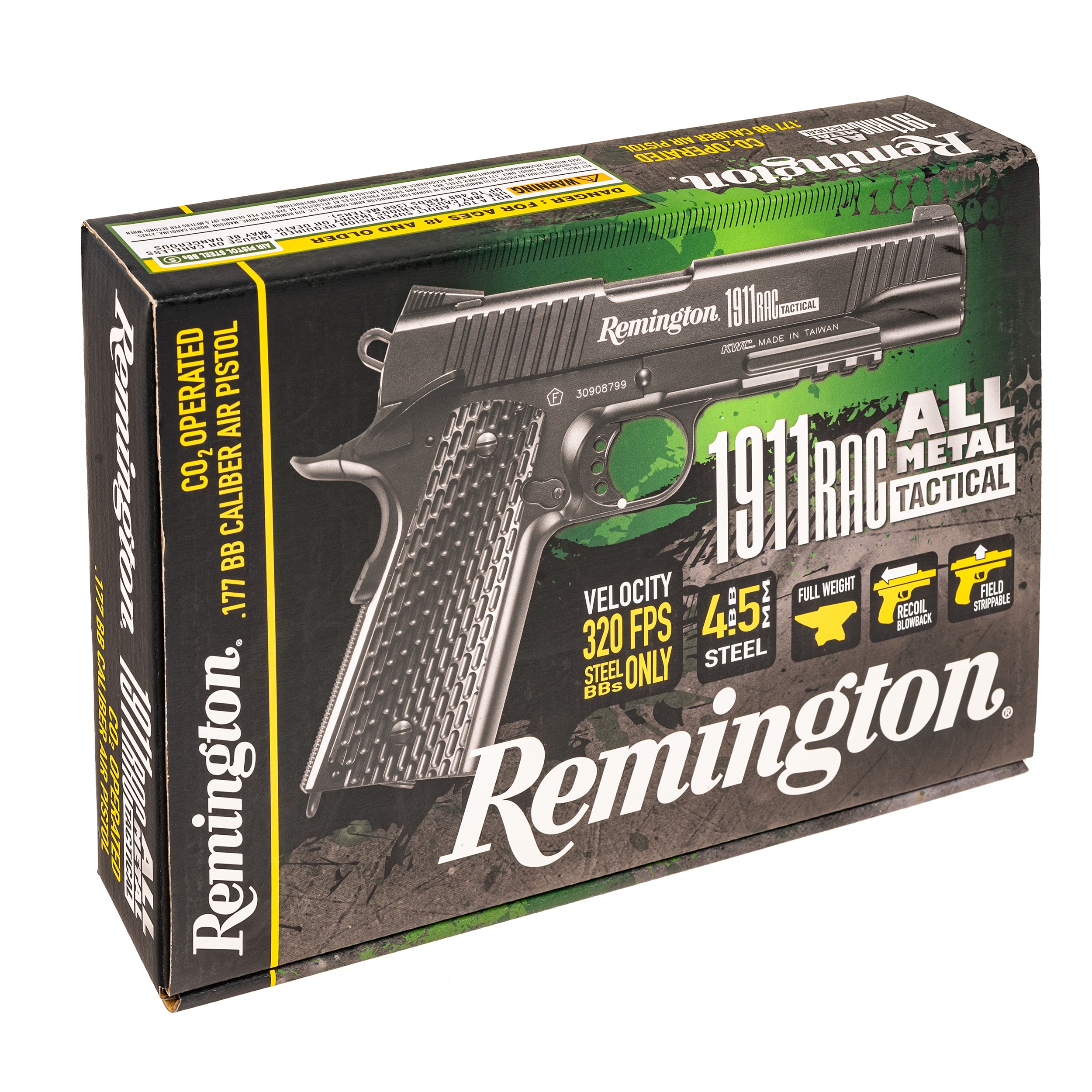 Пневматичний пістолет Remington 1911 RAC 4,5 мм - Black