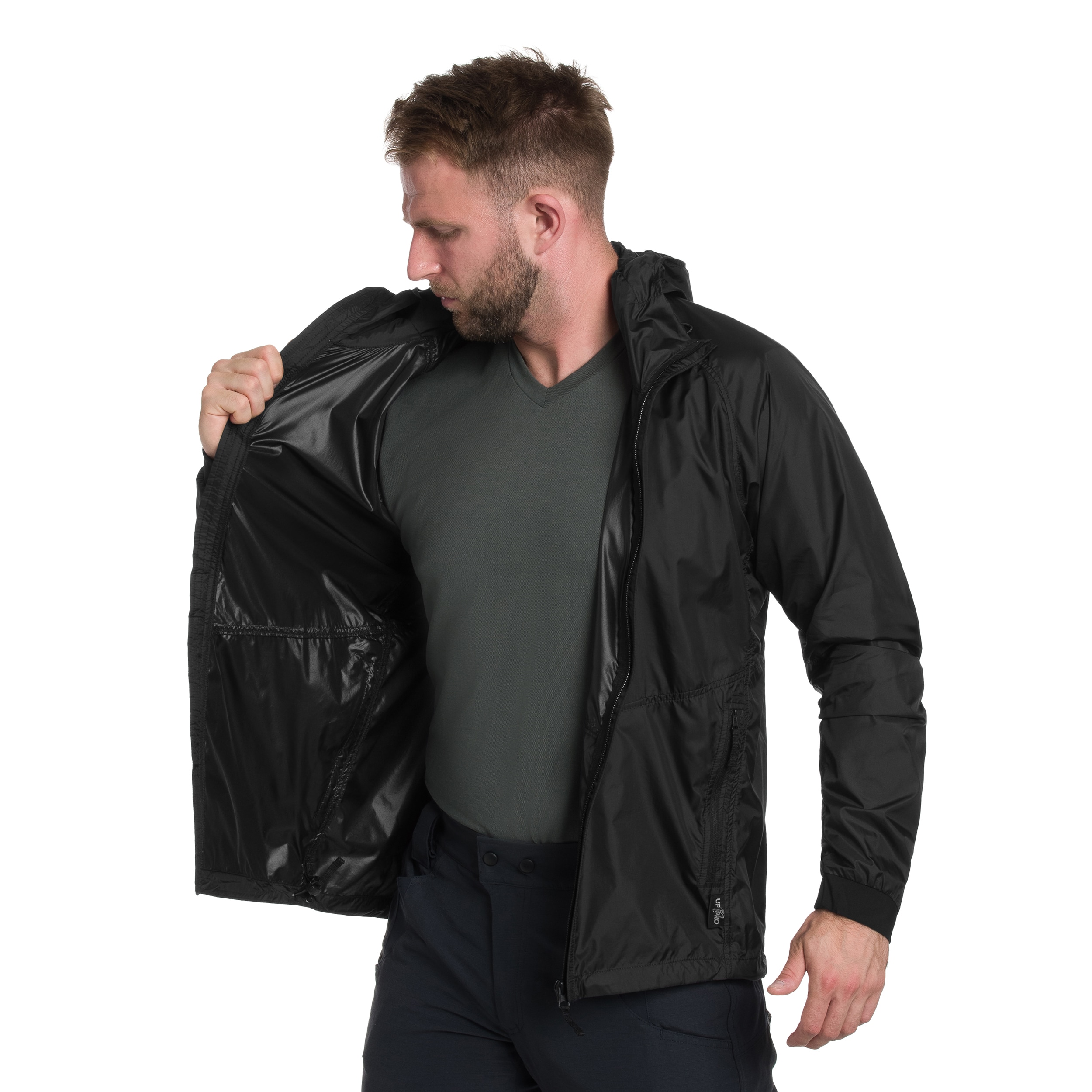 Kurtka UF PRO Storm Chaser Windbreaker Jacket - Black