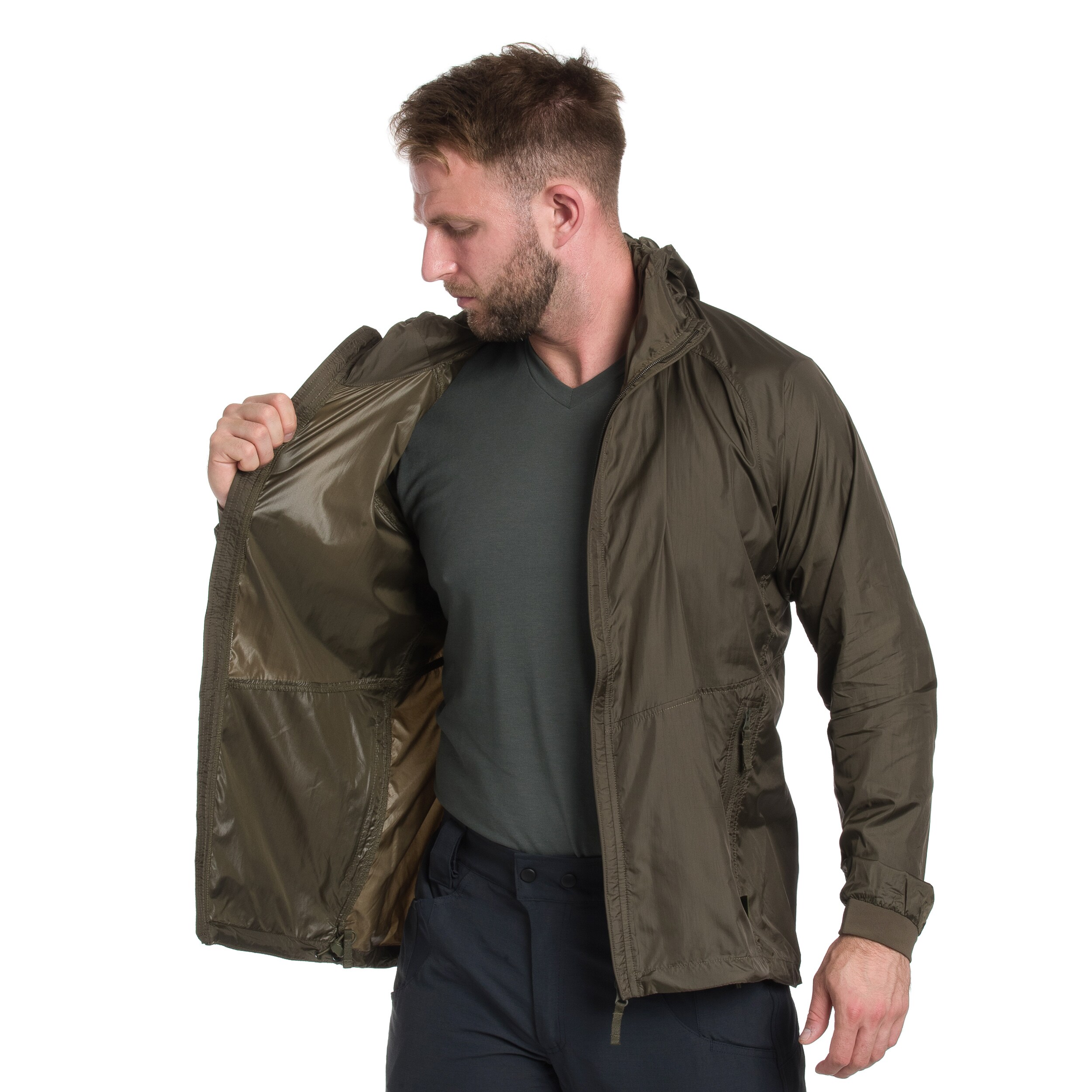 Kurtka UF PRO Storm Chaser Windbreaker Jacket - Brown Grey