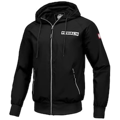 Kurtka Pitbull Athletic Logo Hooded - Black