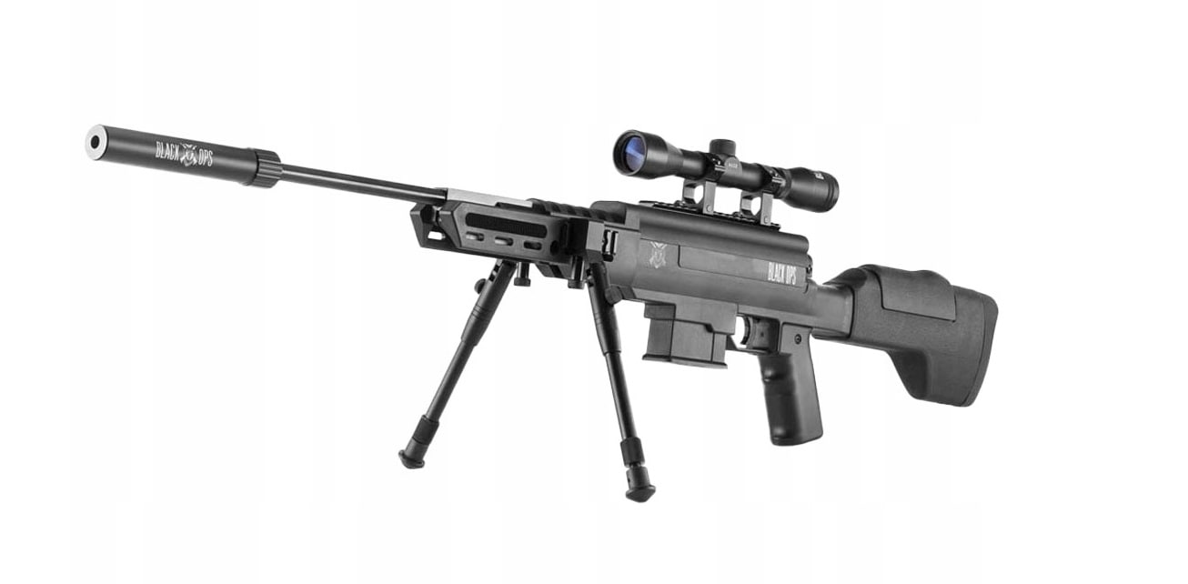Wiatrówka Black Ops Sniper 4,5 mm z lunetą 4x32