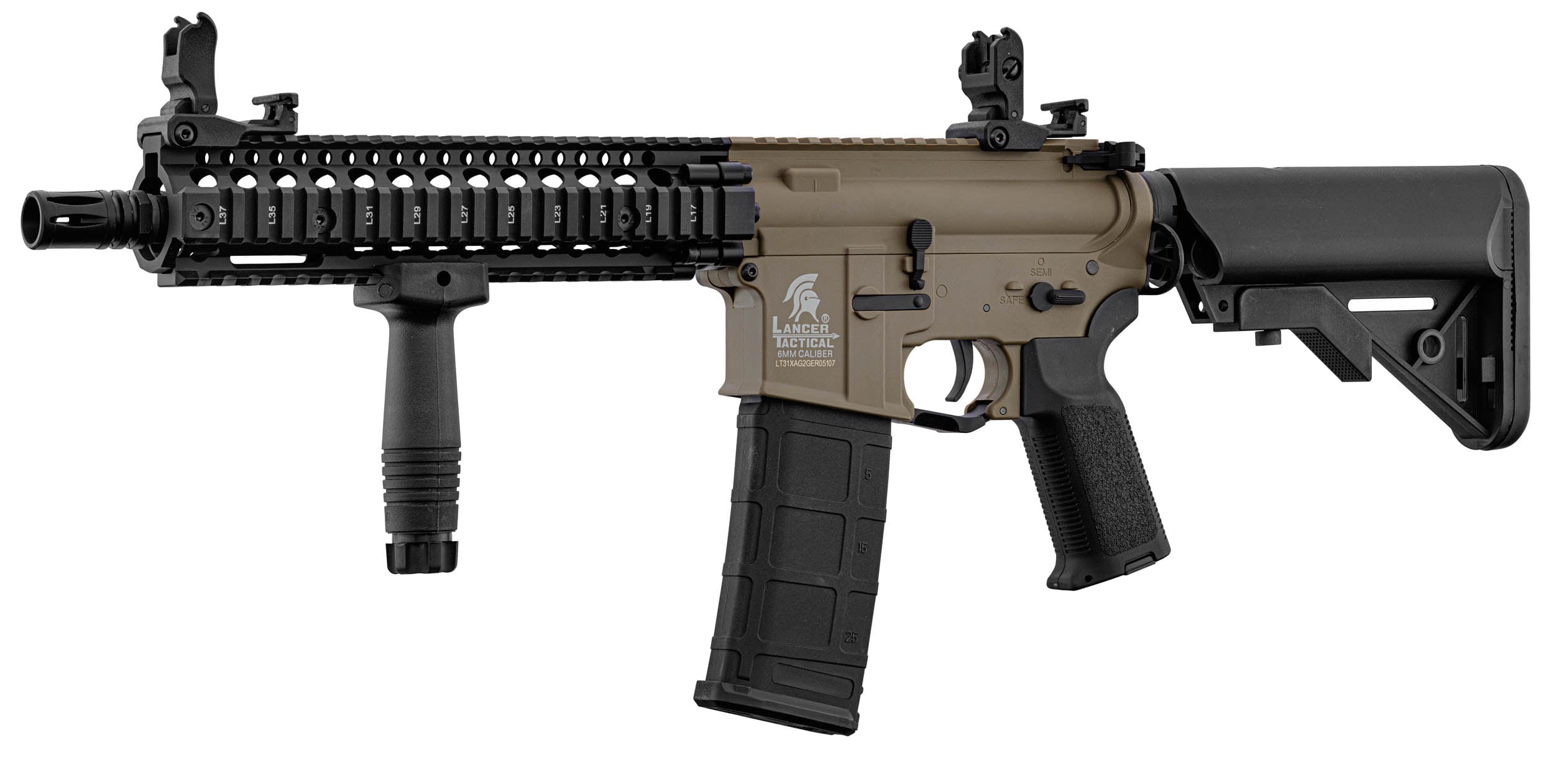 Штурмова гвинтівка AEG Lanber Tactical M4 LT-18 MK18 - Black