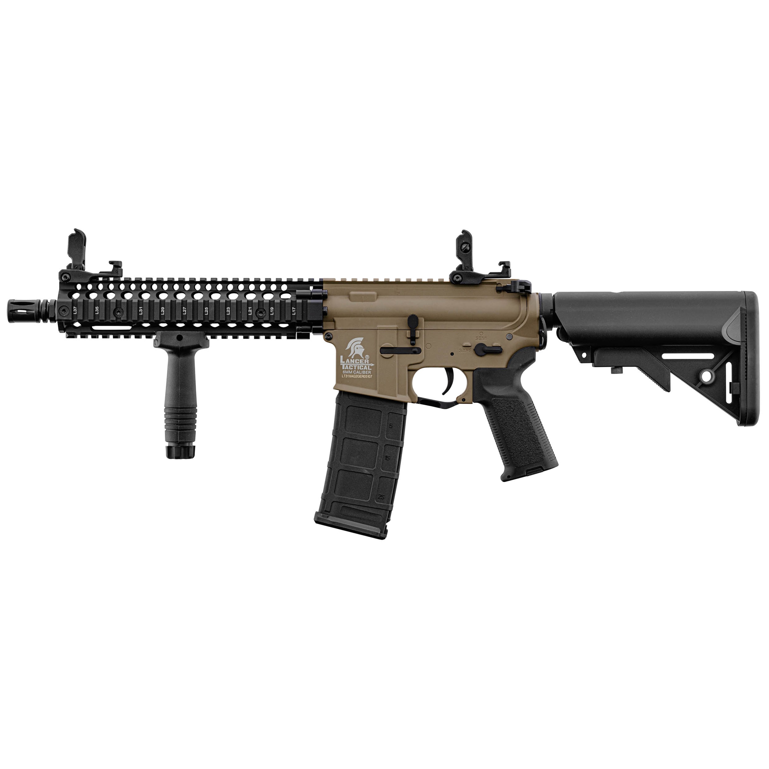 Штурмова гвинтівка AEG Lanber Tactical M4 LT-18 MK18 - Black