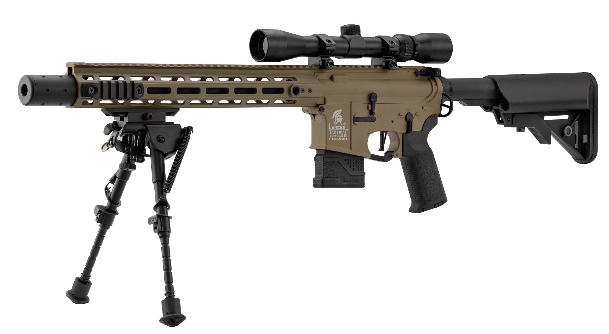 Штурмова гвинтівка AEG Lancer Tactical M4 LT-32 DMR - Tan