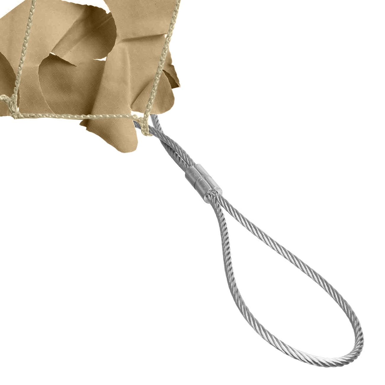 Siatka maskująca Mil-Tec CamoSystems Shadow Sail Net Broadleaf 3 x 4 m - Desert