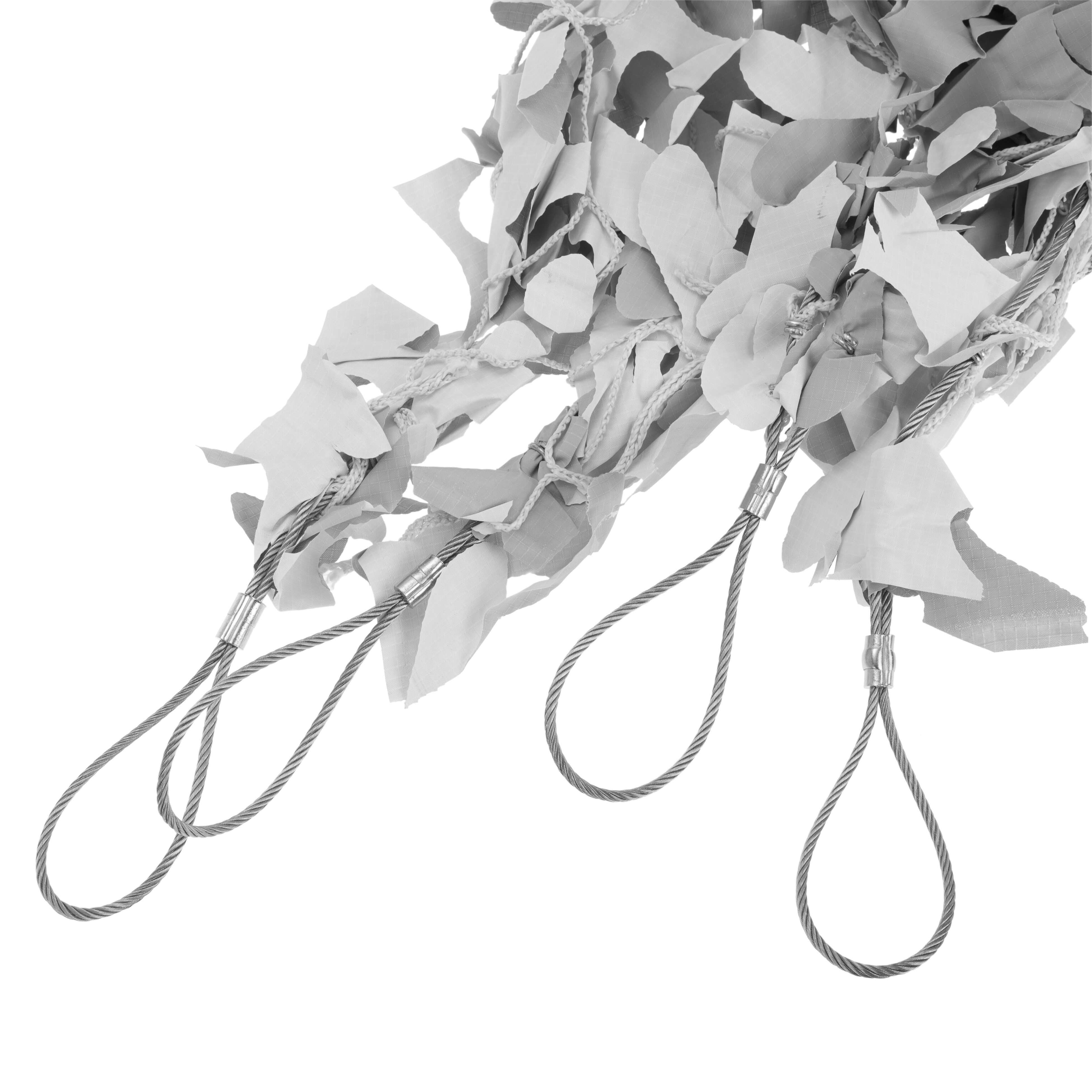 Siatka maskująca Mil-Tec CamoSystems Shadow Sail Net Broadleaf 5 x 5 m - White