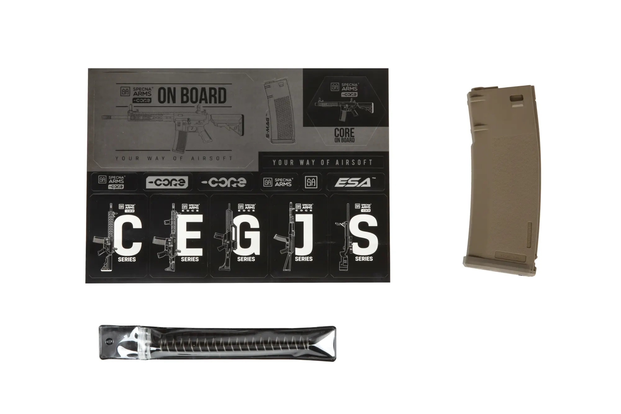 Штурмова гвинтівка AEG Specna Arms SA-F11 Flex Gate X-ASR - Half-Tan