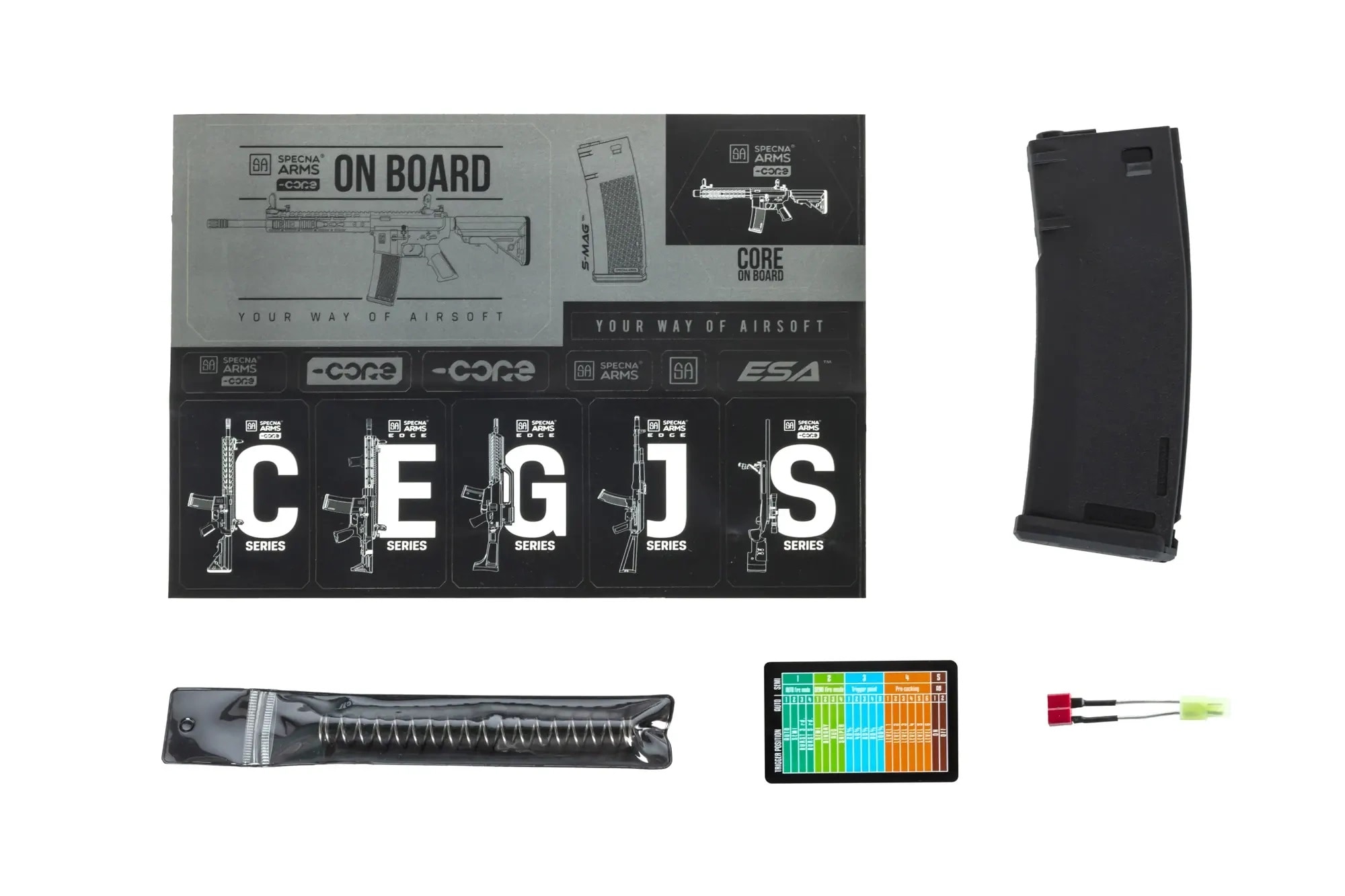 Karabinek szturmowy AEG Specna Arms SA-C06 HAL ETU - Black
