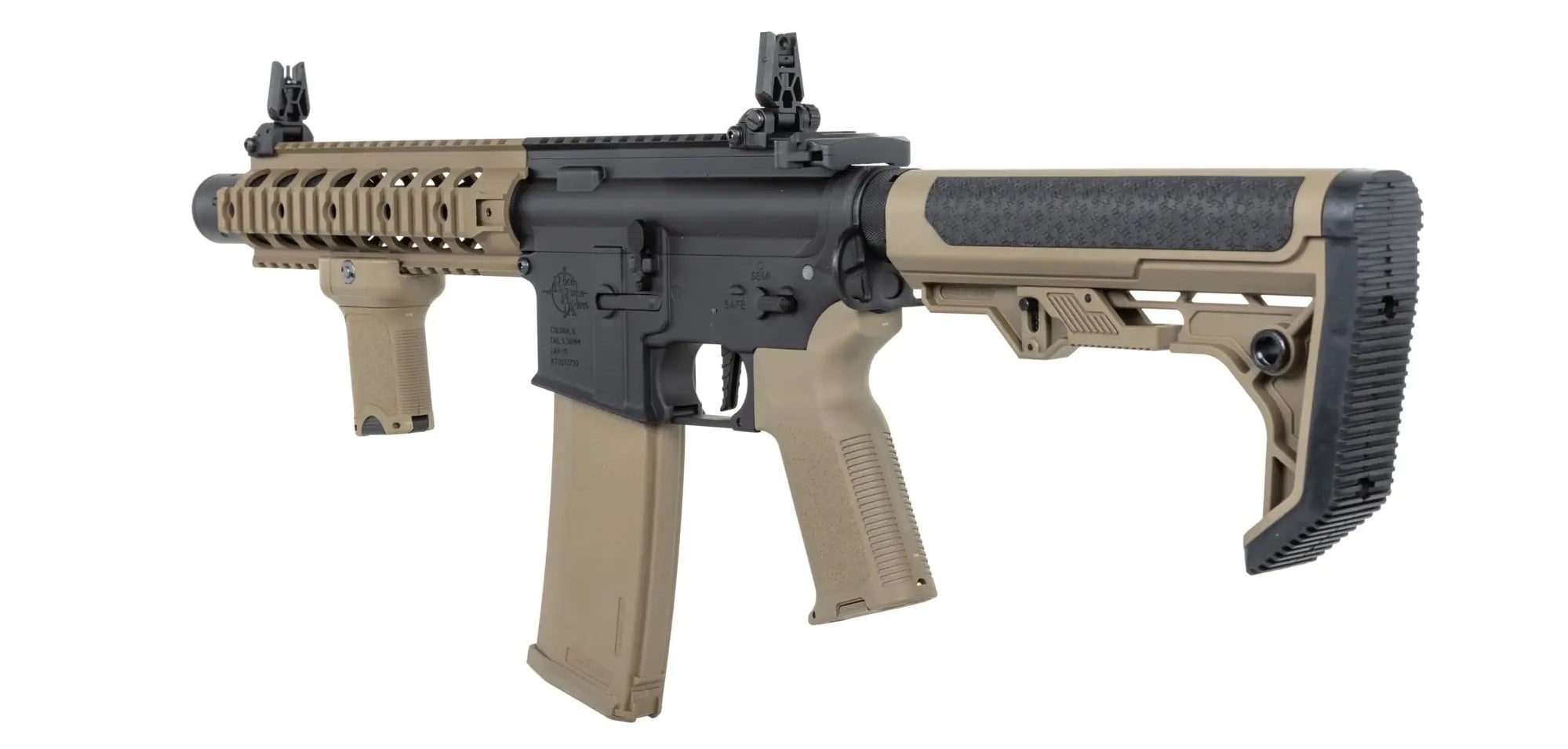 Штурмова гвинтівка AEG Specna Arms RRA SA-P05 Prime HAL ETU Light Ops Stock High Torque - Half-Tan