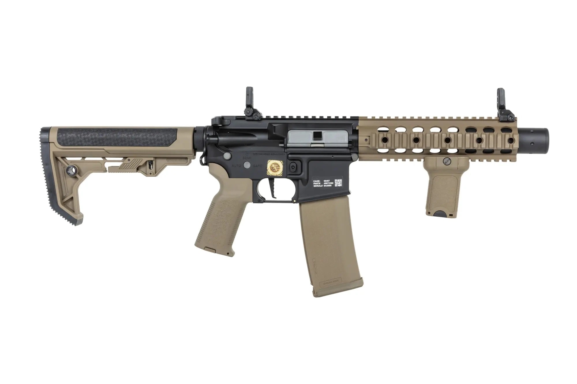 Штурмова гвинтівка AEG Specna Arms RRA SA-P05 Prime HAL ETU Light Ops Stock High Torque - Half-Tan