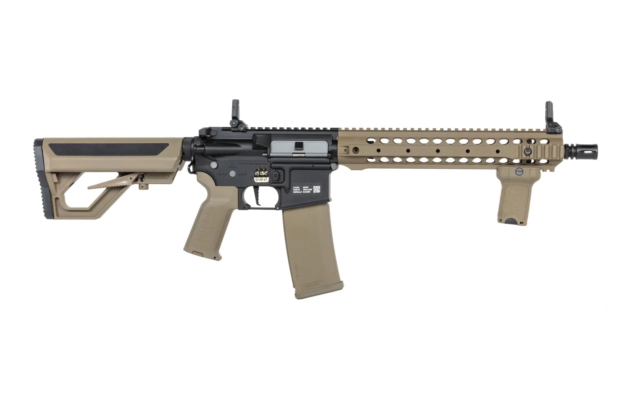Штурмова гвинтівка AEG Specna Arms RRA SA-P06 Prime HAL ETU Heavy Ops Stock High Torque - Half-Tan