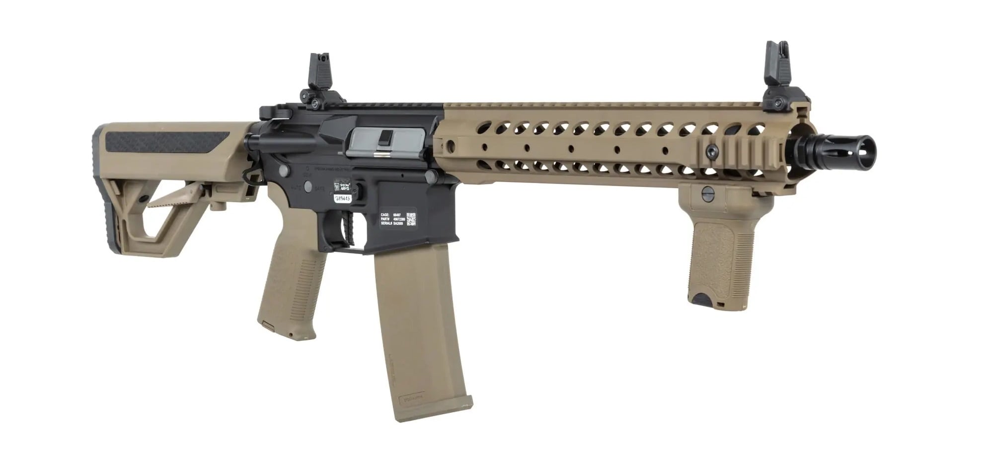 Штурмова гвинтівка AEG Specna Arms RRA SA-P06 Prime HAL ETU Heavy Ops Stock High Torque - Half-Tan
