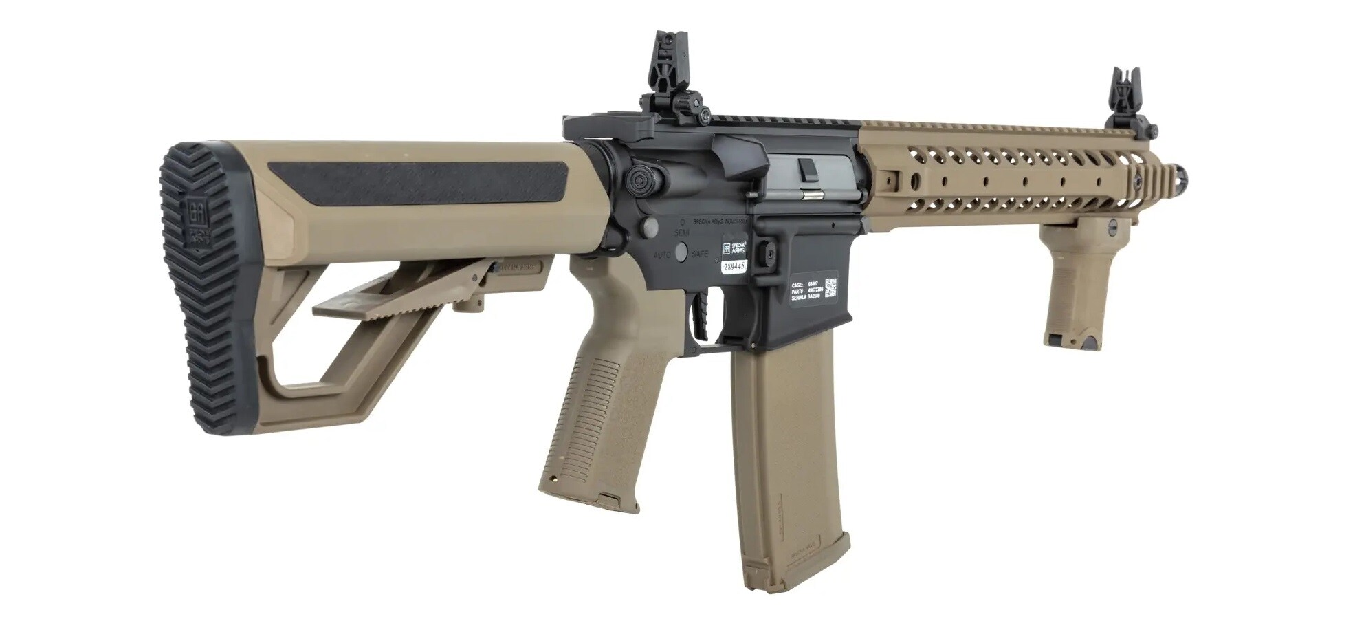 Штурмова гвинтівка AEG Specna Arms RRA SA-P06 Prime HAL ETU Heavy Ops Stock High Torque - Half-Tan