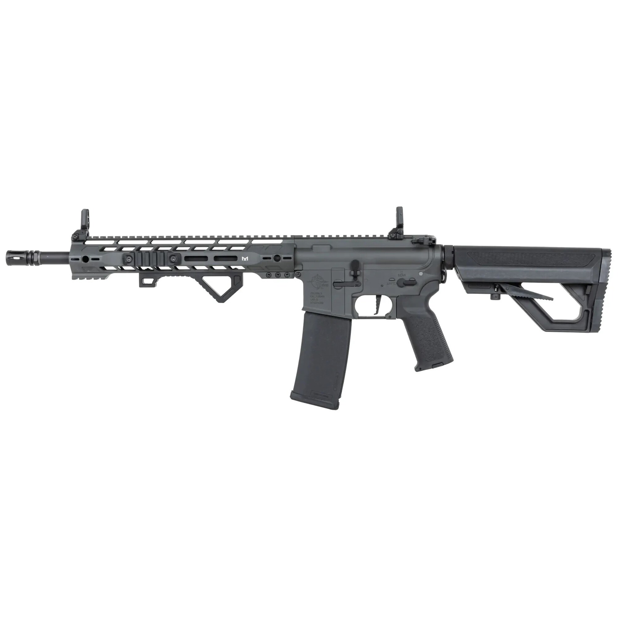 Karabinek szturmowy AEG Specna Arms RRA SA-P14 Prime HAL ETU Heavy Ops Stock High Torque 22TPA - Chaos Grey