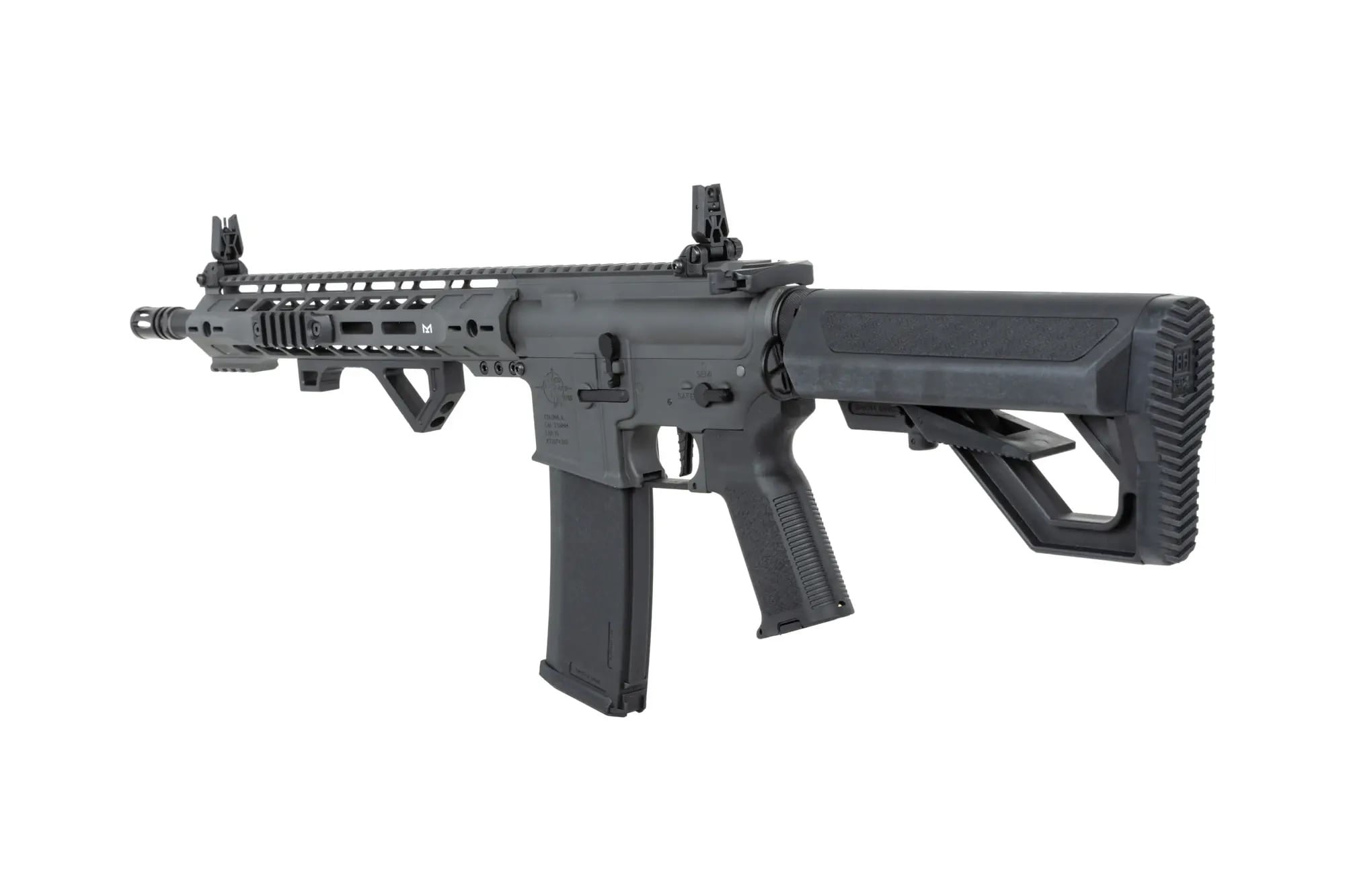 Karabinek szturmowy AEG Specna Arms RRA SA-P14 Prime HAL ETU Heavy Ops Stock High Torque 22TPA - Chaos Grey