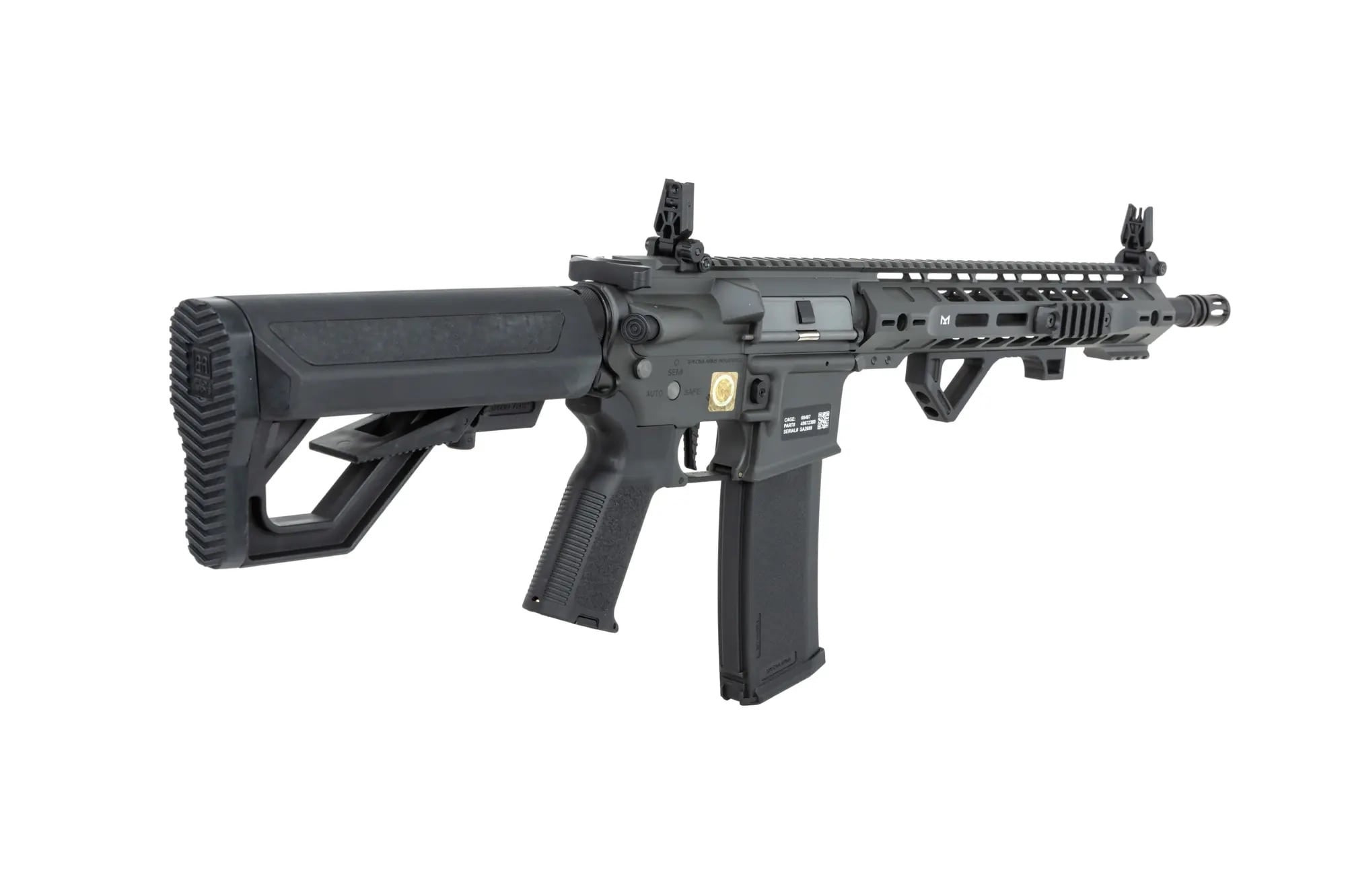 Karabinek szturmowy AEG Specna Arms RRA SA-P14 Prime HAL ETU Heavy Ops Stock High Torque 22TPA - Chaos Grey