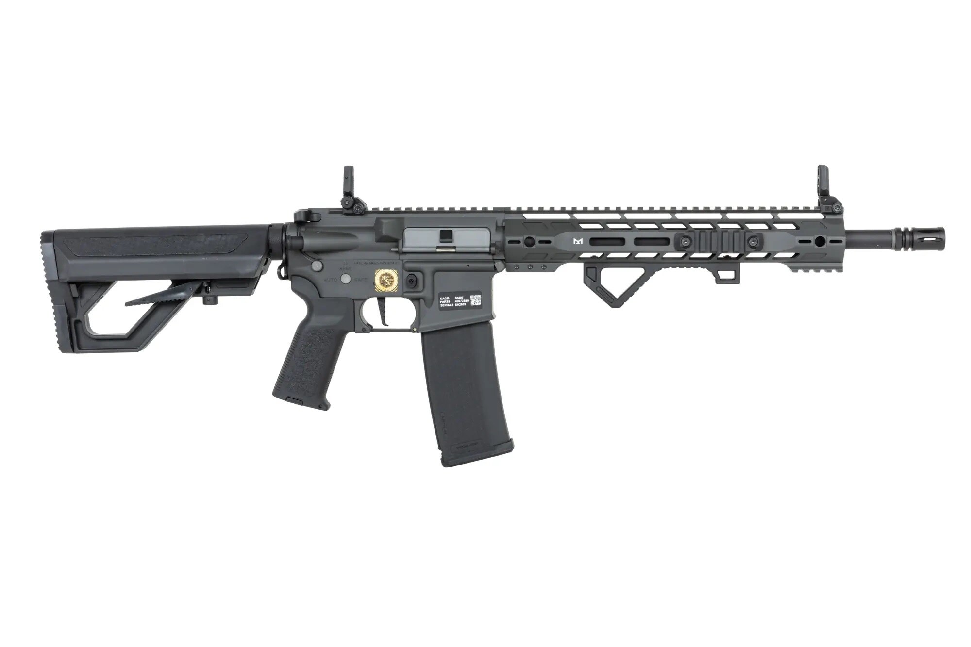 Karabinek szturmowy AEG Specna Arms RRA SA-P14 Prime HAL ETU Heavy Ops Stock High Torque 22TPA - Chaos Grey