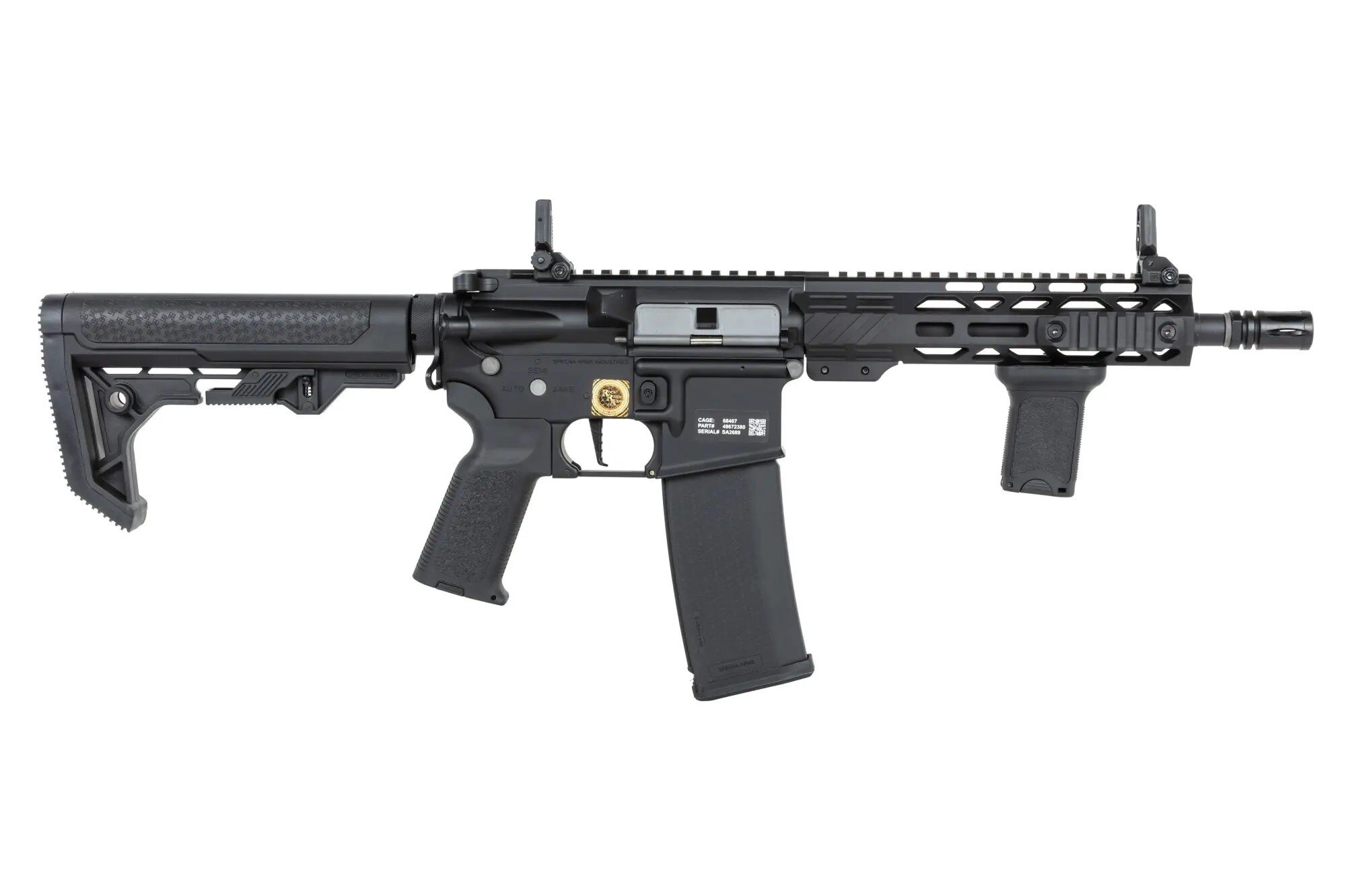 Karabinek szturmowy AEG Specna Arms RRA SA-P25 Prime HAL ETU Light Ops Stock High Torque 22TPA - Black