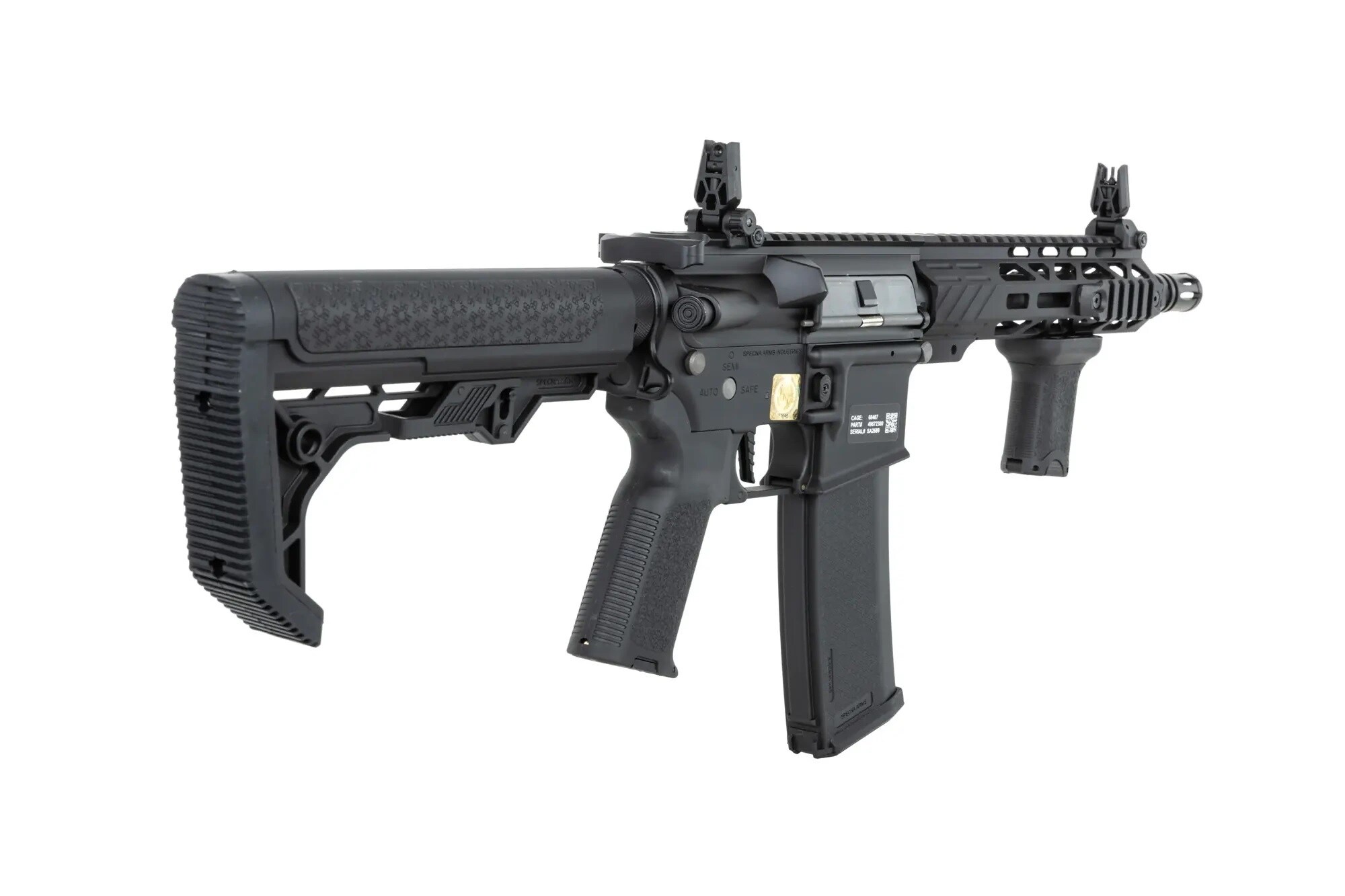 Karabinek szturmowy AEG Specna Arms RRA SA-P25 Prime HAL ETU Light Ops Stock High Torque 22TPA - Black