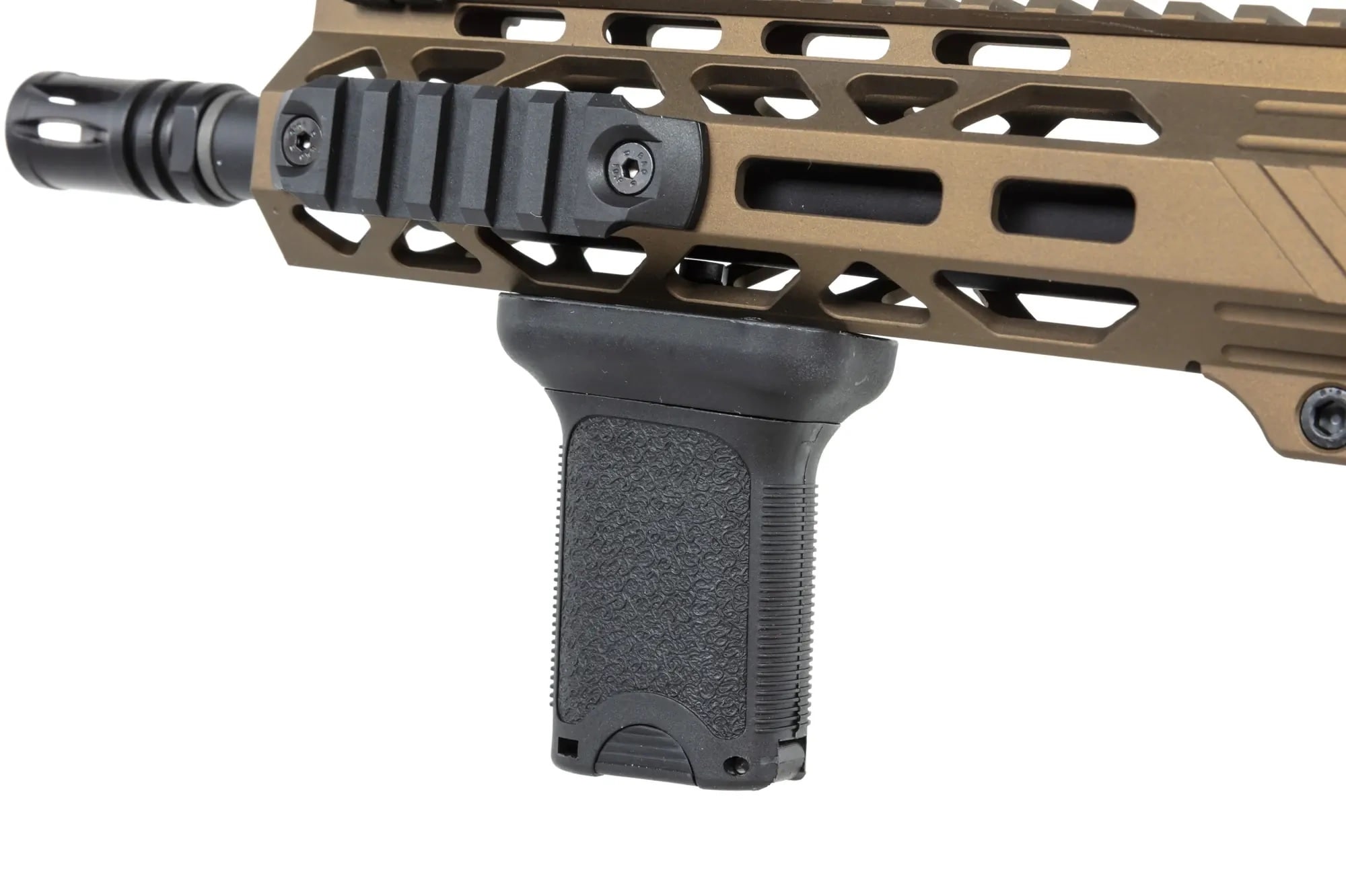 Karabinek szturmowy AEG Specna Arms RRA SA-P25 Prime HAL ETU Light Ops Stock High Torque 22TPA - Half-Tan