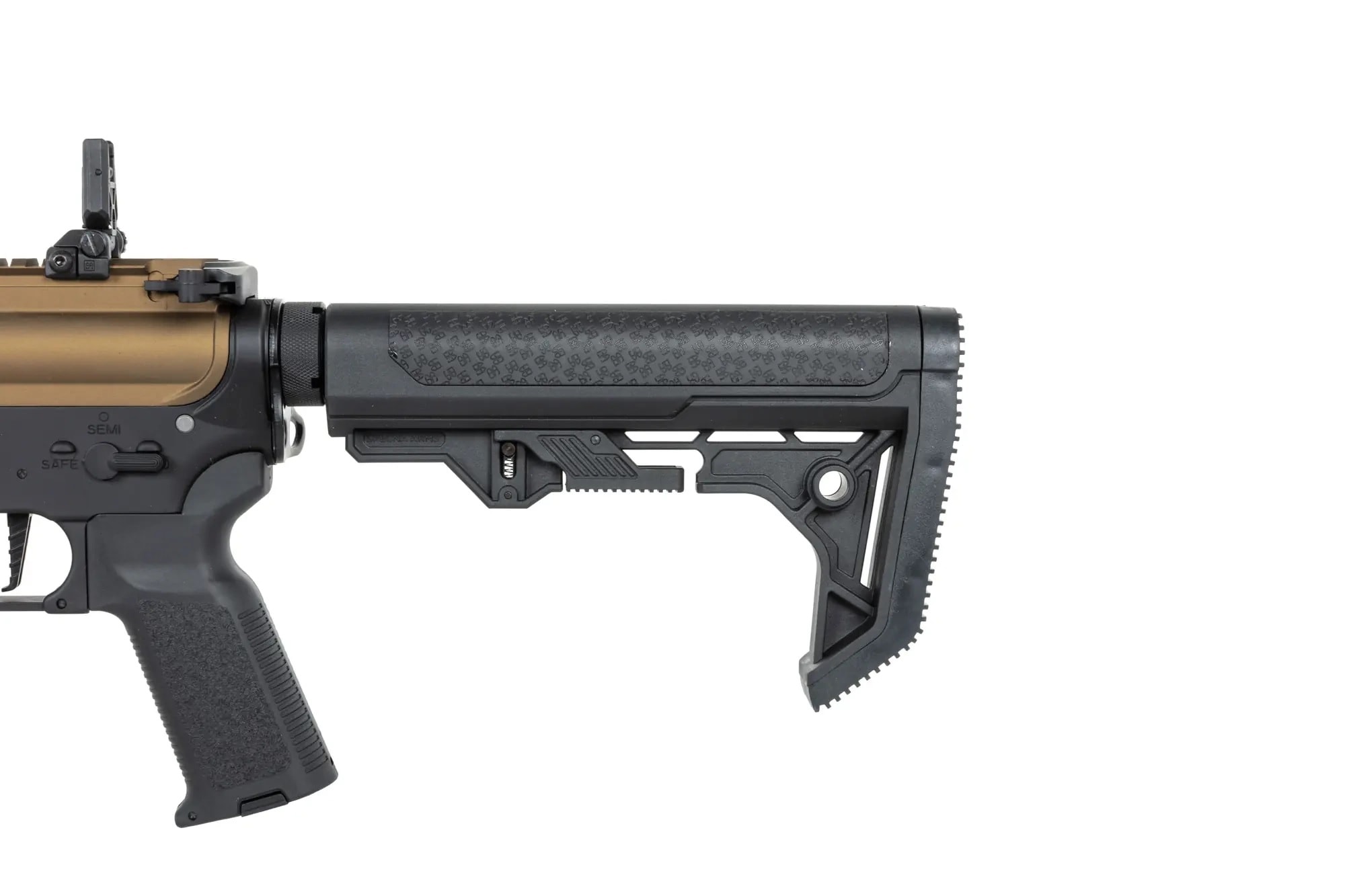 Karabinek szturmowy AEG Specna Arms RRA SA-P25 Prime HAL ETU Light Ops Stock High Torque 22TPA - Half-Tan