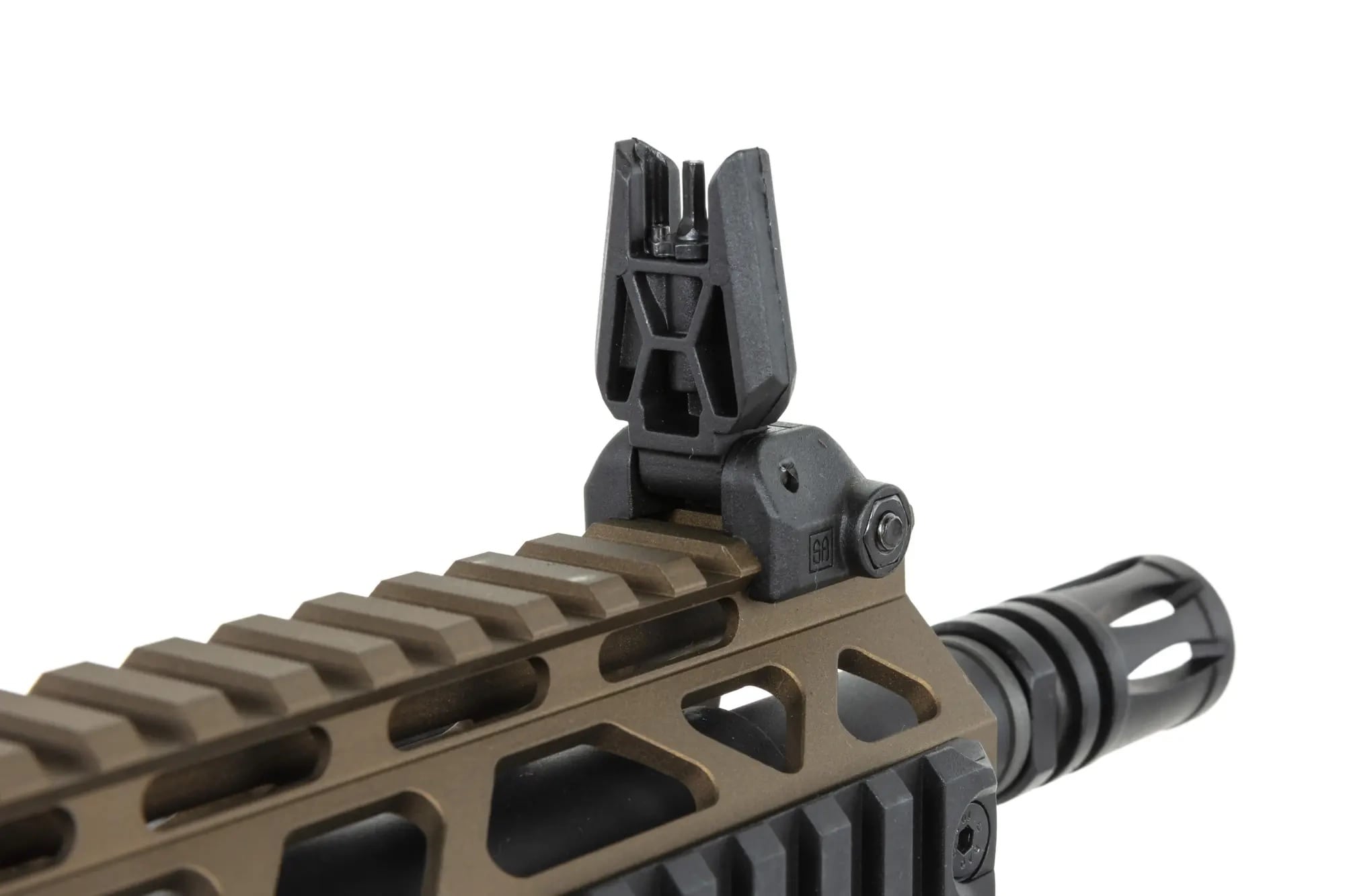 Karabinek szturmowy AEG Specna Arms RRA SA-P25 Prime HAL ETU Light Ops Stock High Torque 22TPA - Half-Tan