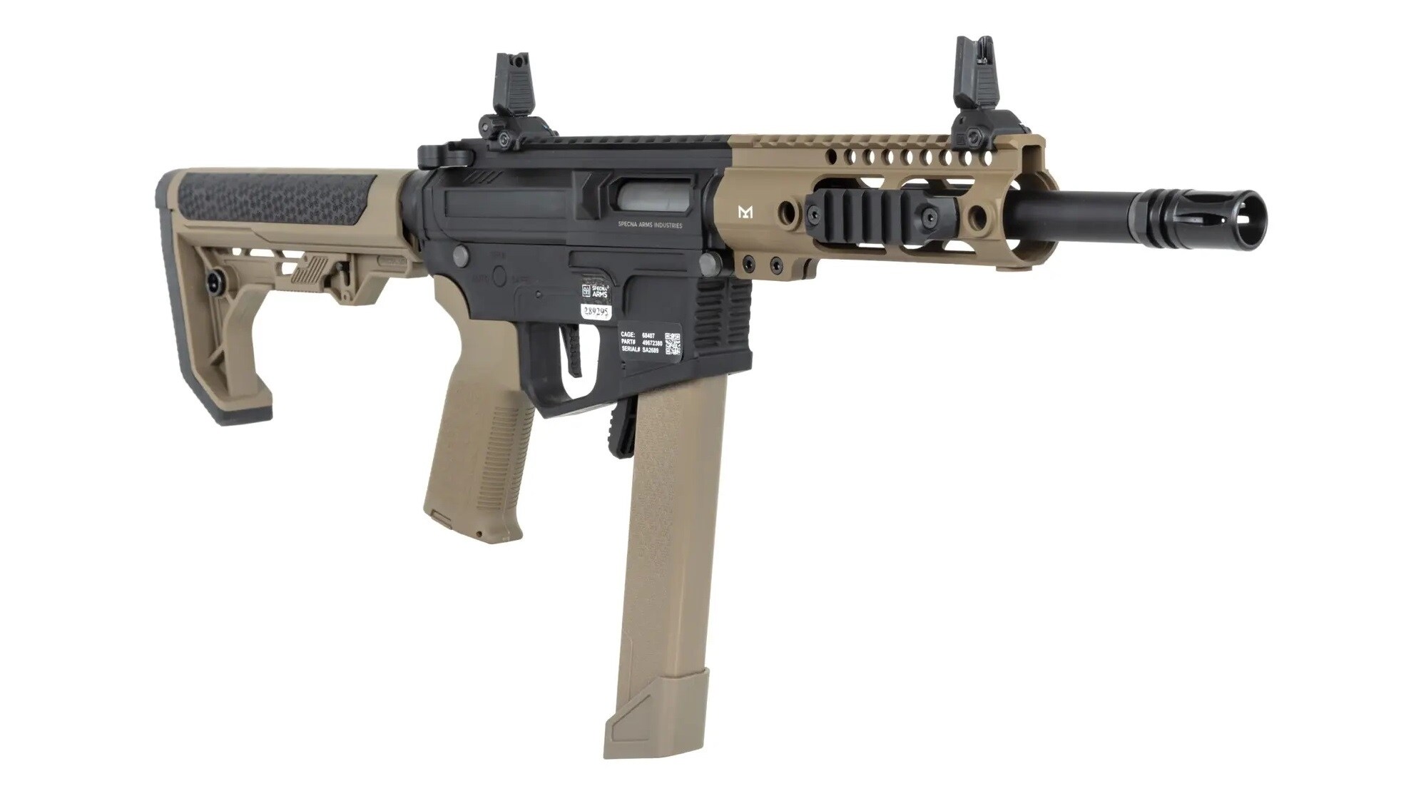 Karabinek szturmowy AEG Specna Arms SA-CX01 Core HAL ETU - Half-Tan