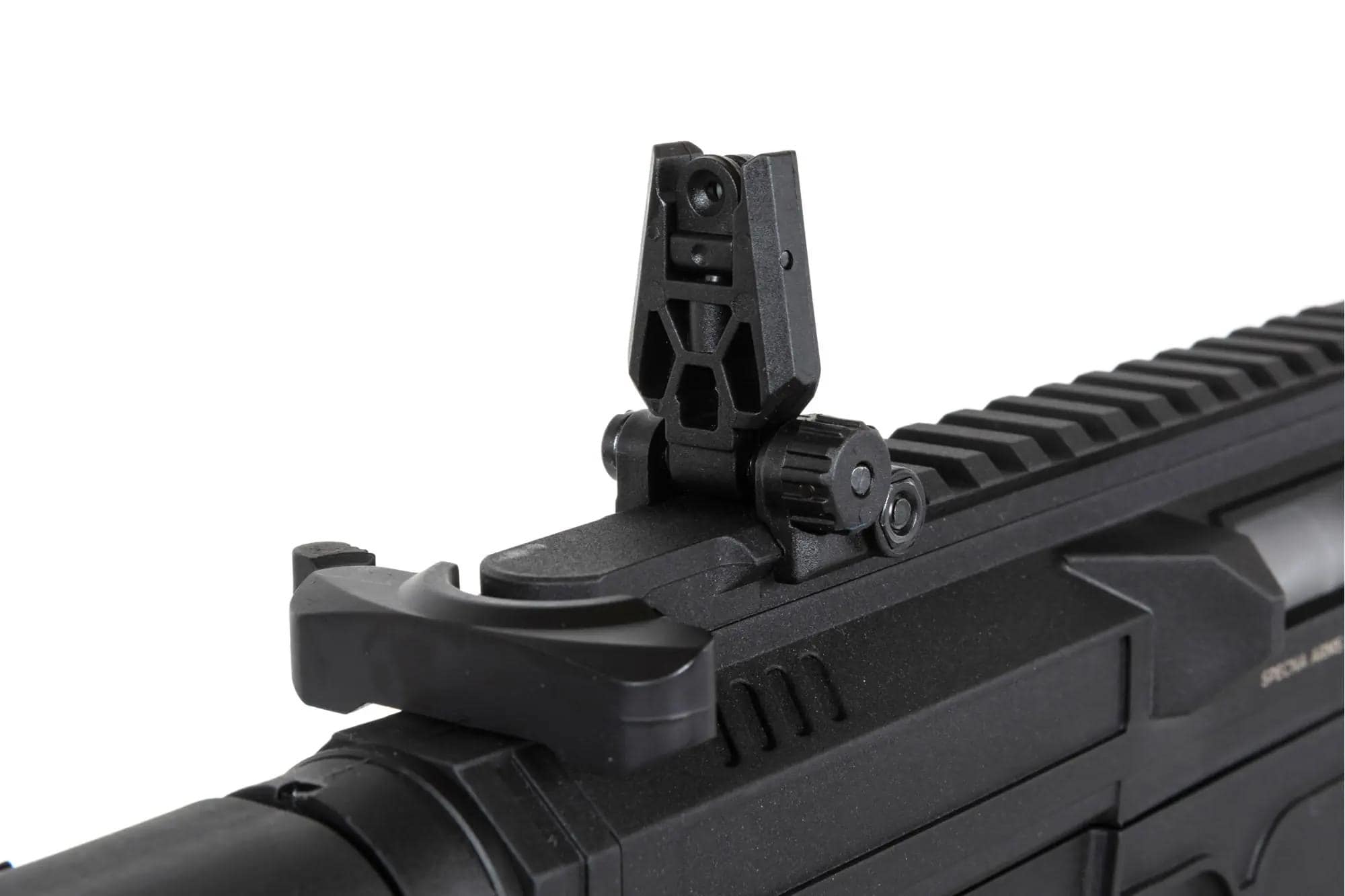 Пістолет-кулемет AEG Specna Arms SA-FX01 Flex HAL ETU з помаранчевим дульним пристроєм - Black