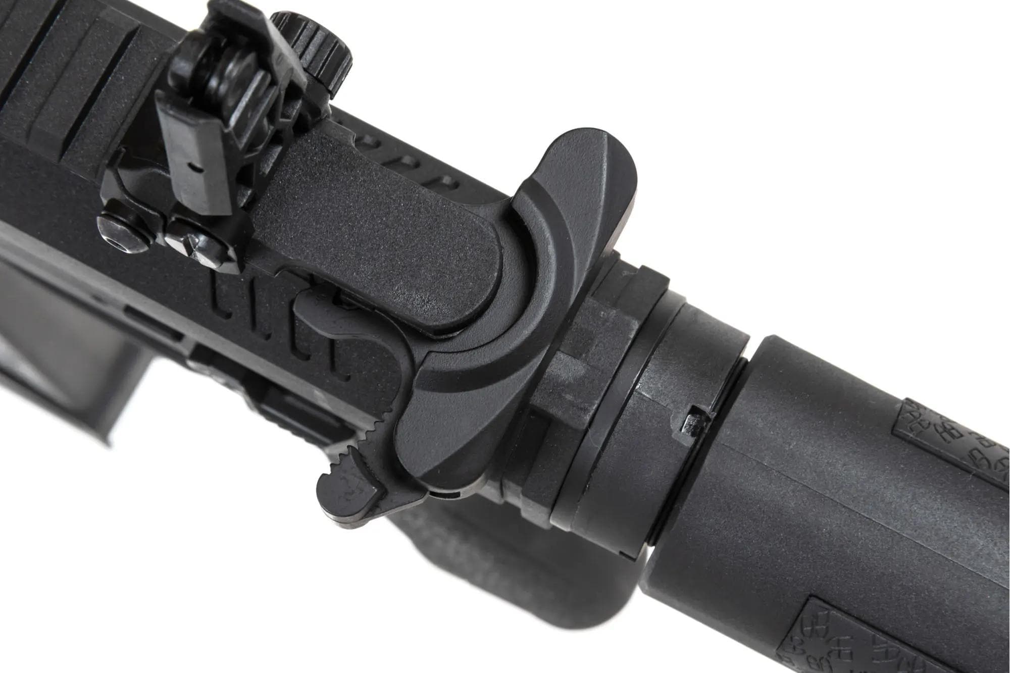 Пістолет-кулемет AEG Specna Arms SA-FX01 Flex HAL ETU з помаранчевим дульним пристроєм - Black