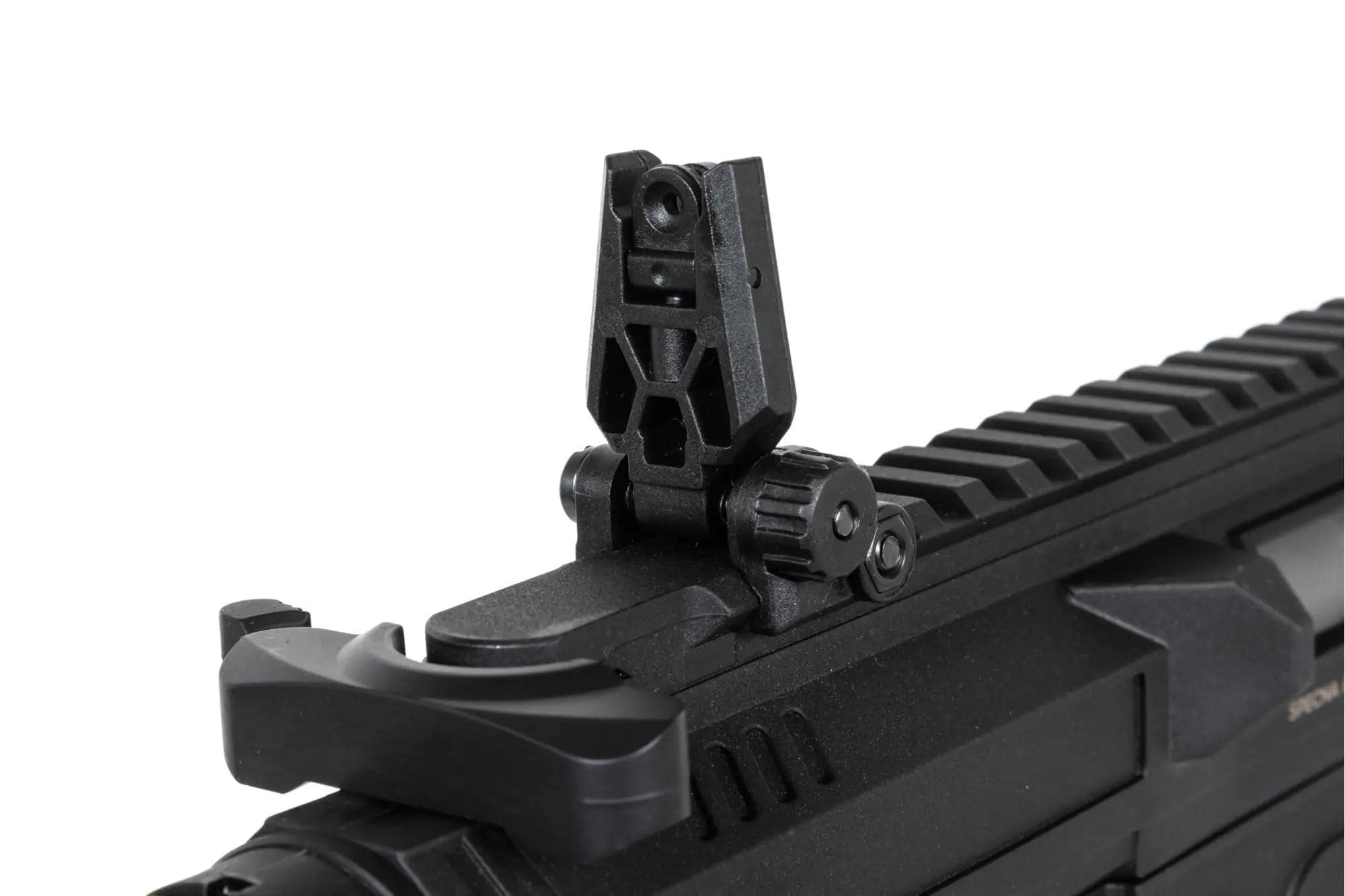 Пістолет-кулемет AEG Specna Arms SA-FX01 Flex HAL ETU з помаранчевим дульним пристроєм - Half-Tan