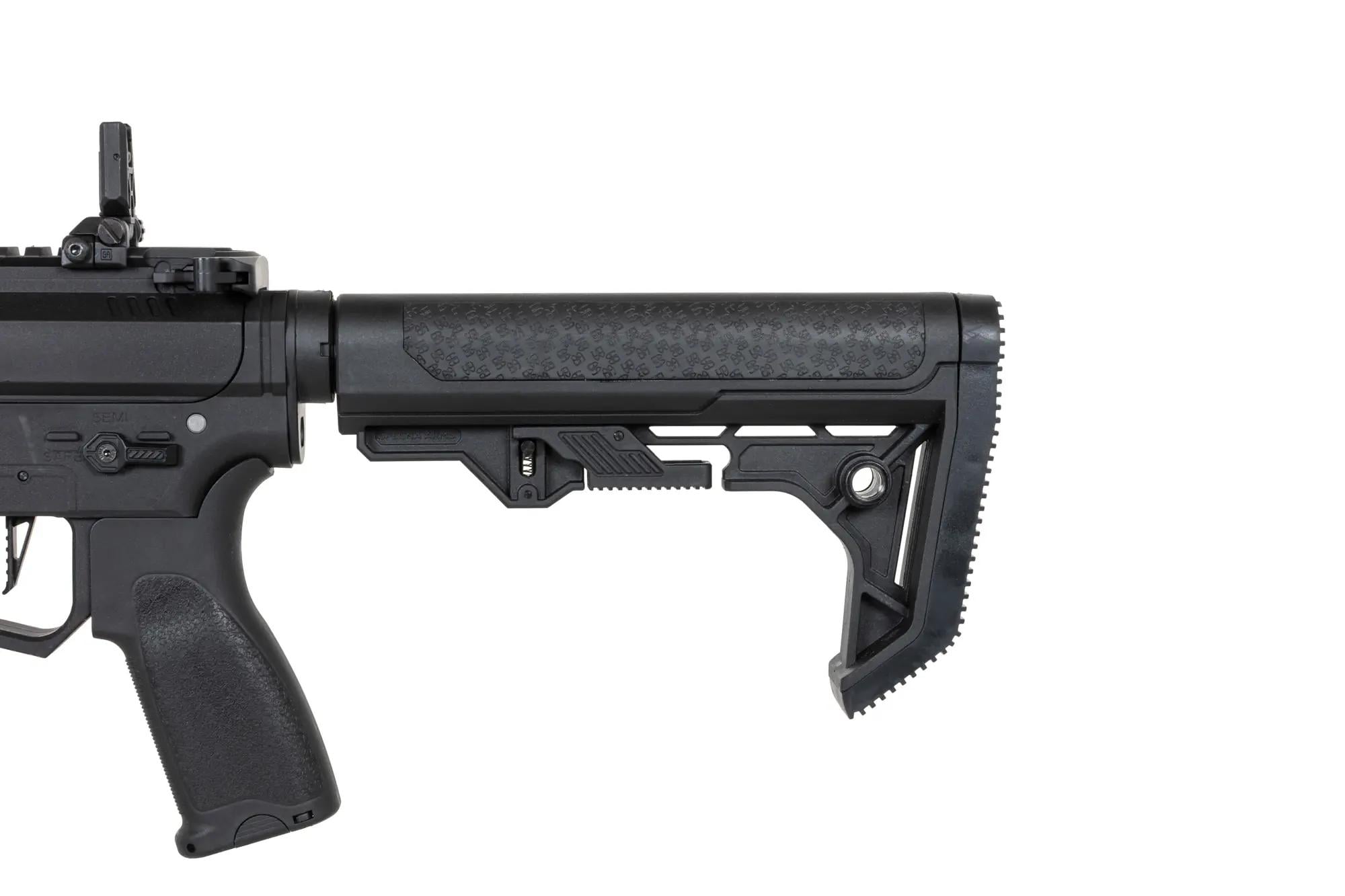 Пістолет-кулемет AEG Specna Arms SA-FX02 Flex HAL ETU з помаранчевим дульним пристроєм - Black