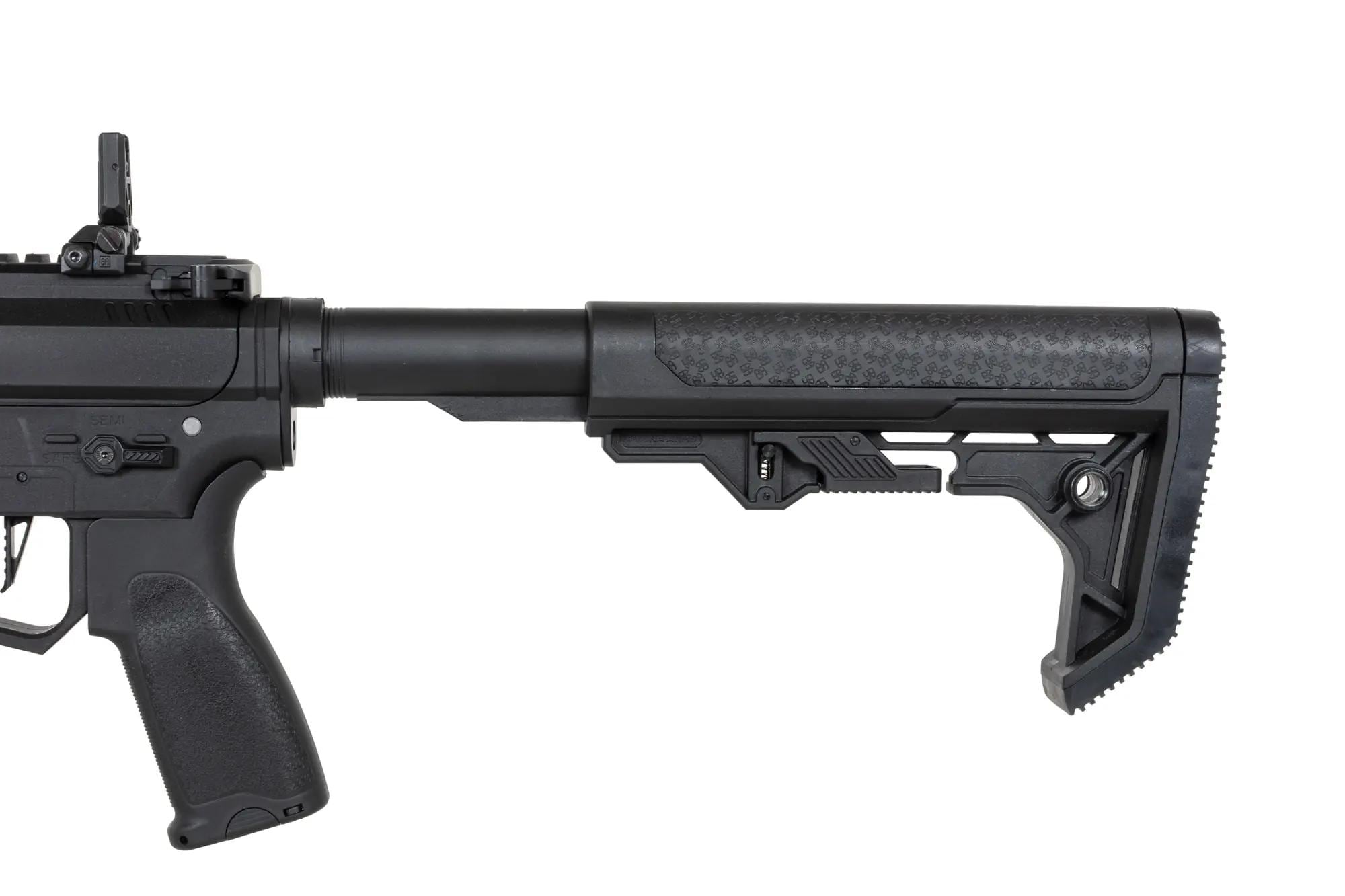 Пістолет-кулемет AEG Specna Arms SA-FX02 Flex HAL ETU з помаранчевим дульним пристроєм - Black
