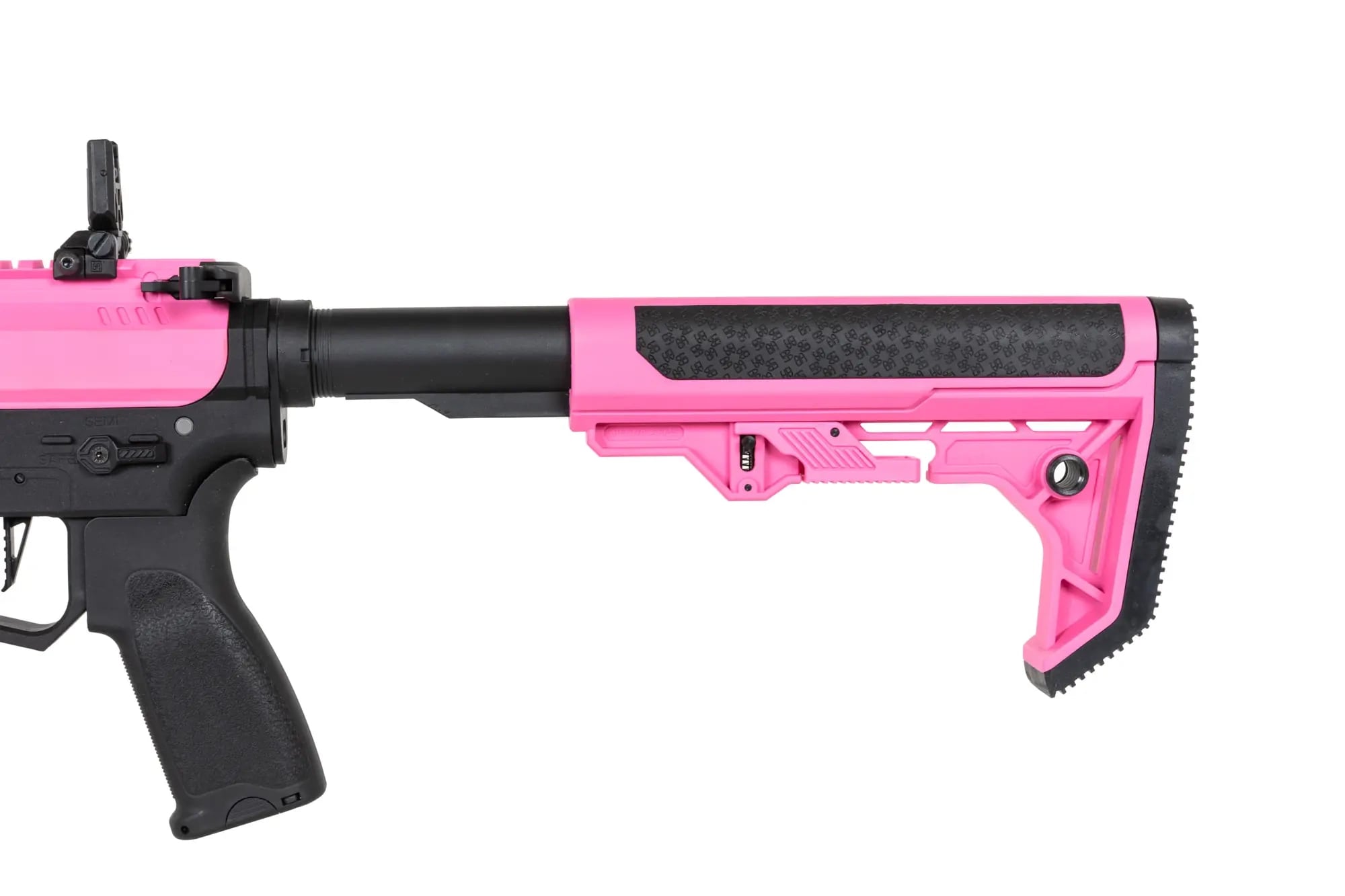 Pistolet maszynowy AEG Specna Arms SA-FX02 Flex HAL ETU z pomarańczowym urządzeniem wylotowym - Pink
