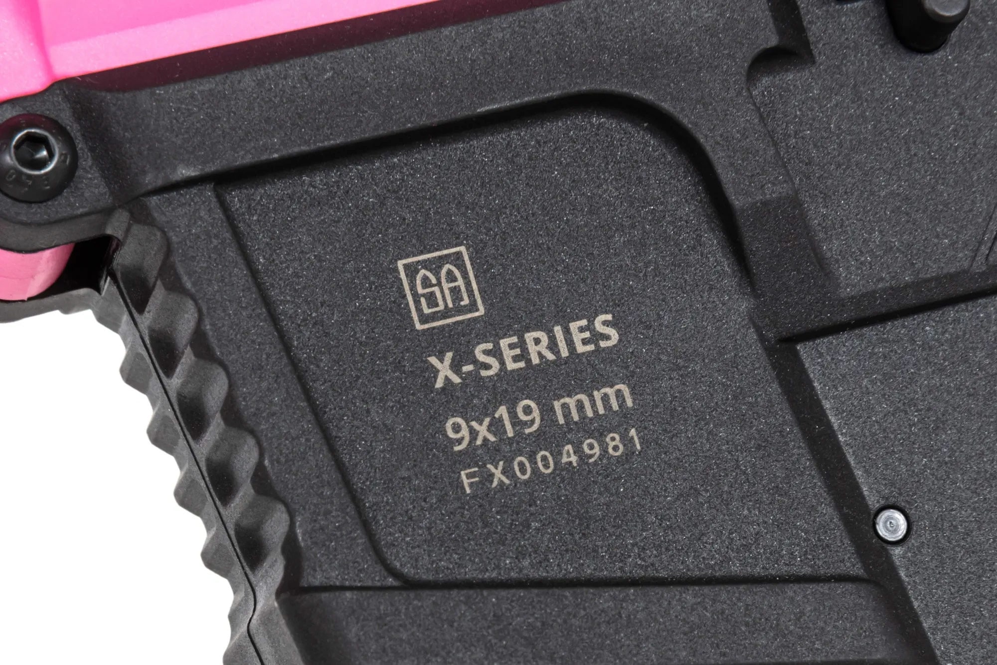 Pistolet maszynowy AEG Specna Arms SA-FX02 Flex HAL ETU z pomarańczowym urządzeniem wylotowym - Pink