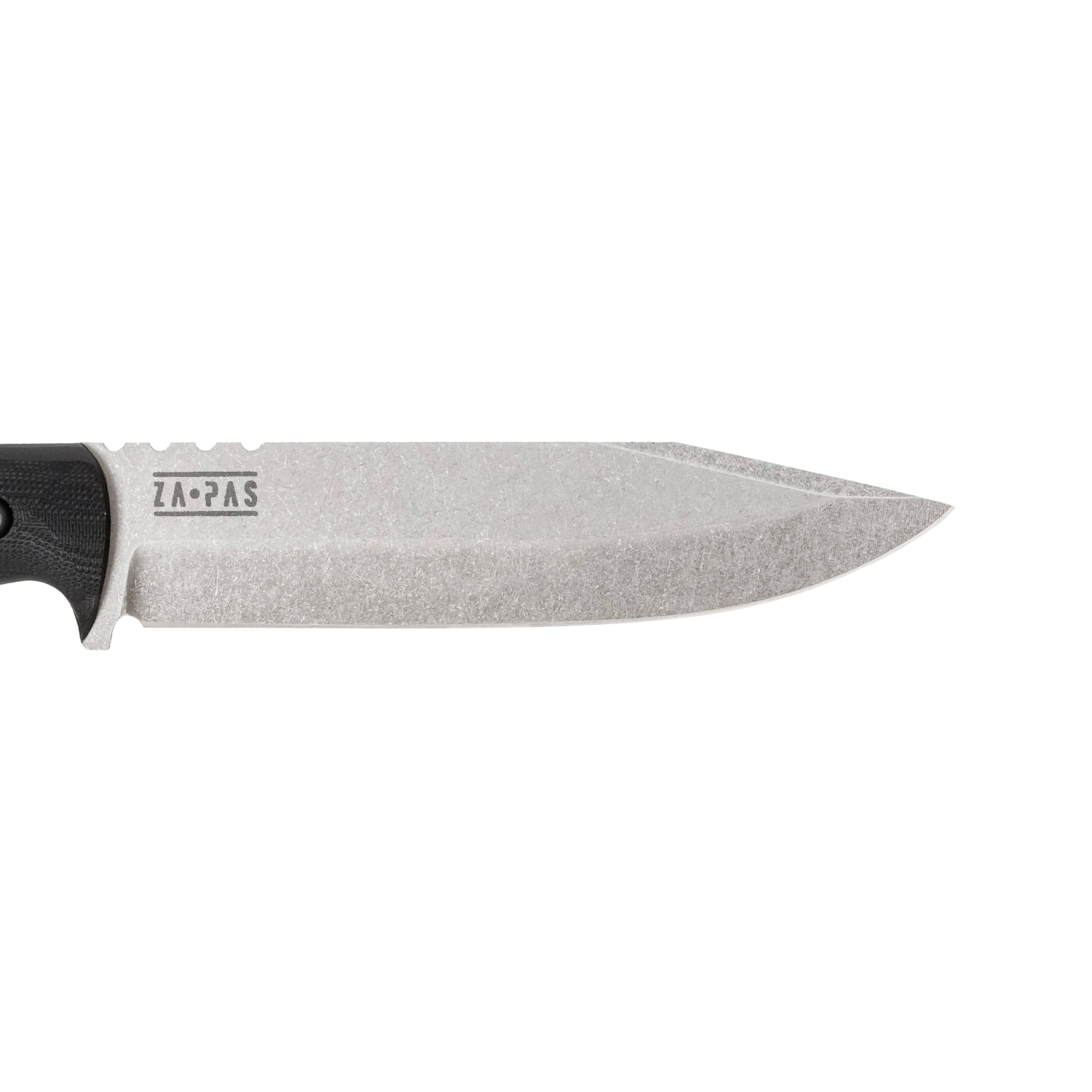Za-Pas WZ.25 Grom Stonewashed Fixed Blade Knife - Black