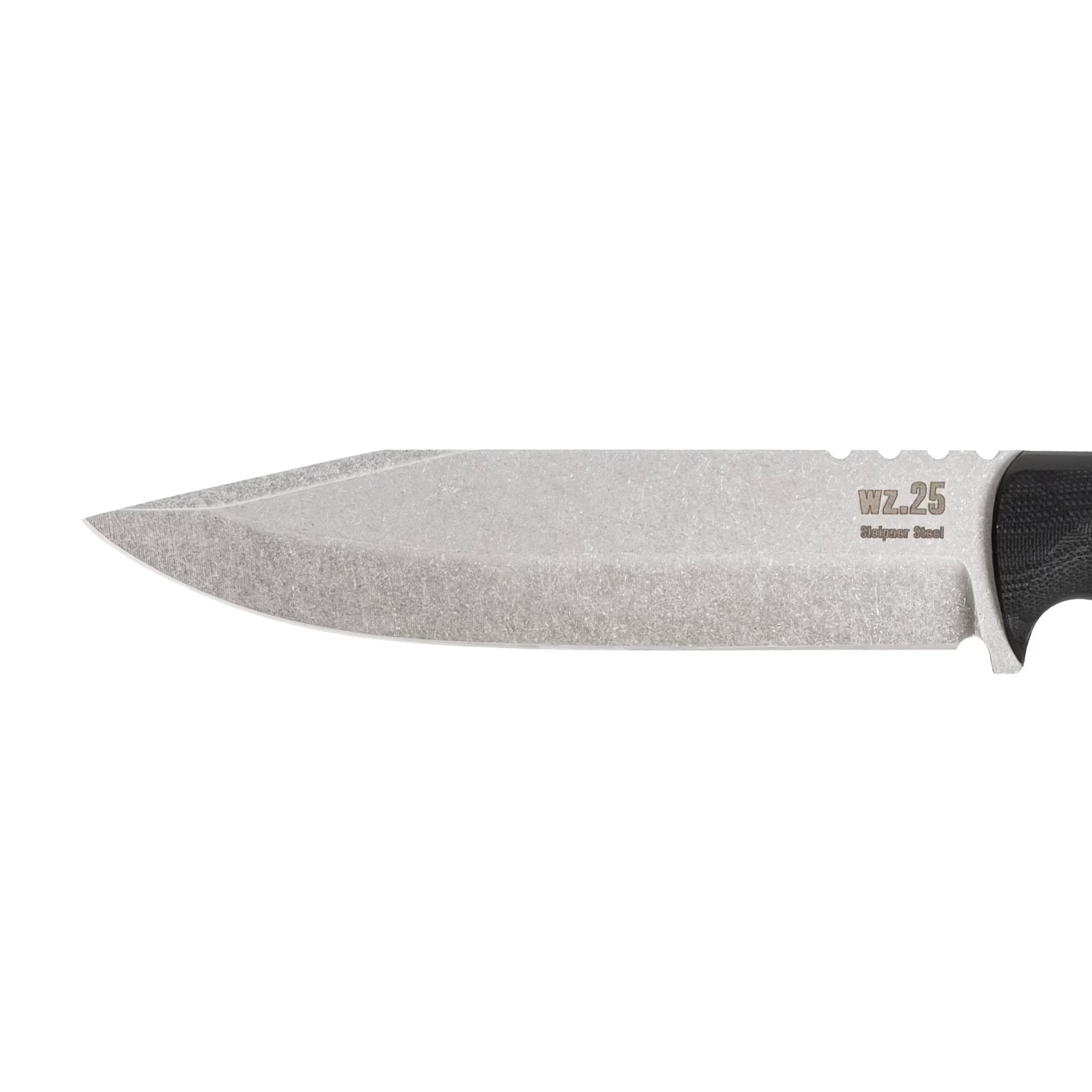 Za-Pas WZ.25 Grom Plus Kydex Stonewashed Fixed Blade Knife - black